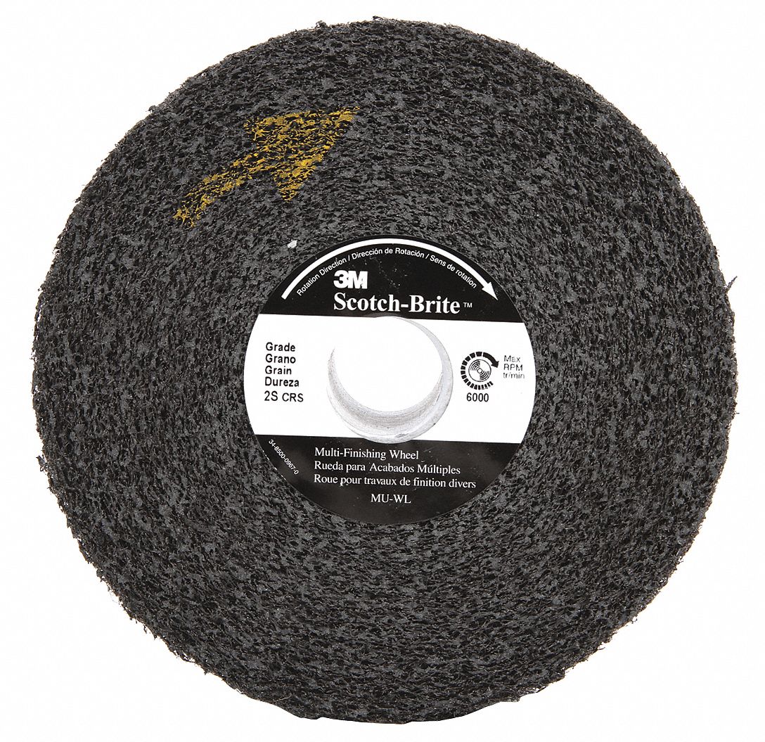 Convolute Wheel, Multi-Finishng, 6x4x1, CRS