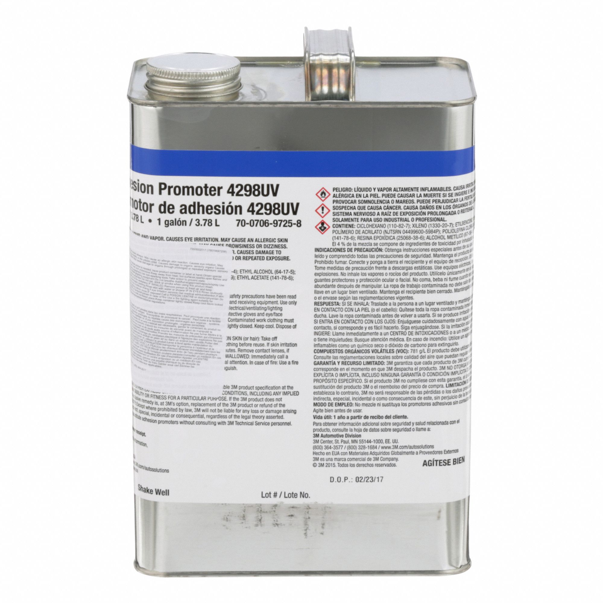 4298UV ADHESION PROMOTER, 1 GALLON BOTTLE, CAN