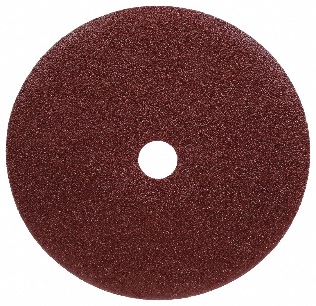 SANDING DISC , SERIES 3M PERCISION, 80 GRIT, RPM 8600, MAROON, 7 X 7/8 IN, CERAMIC FIBRE
