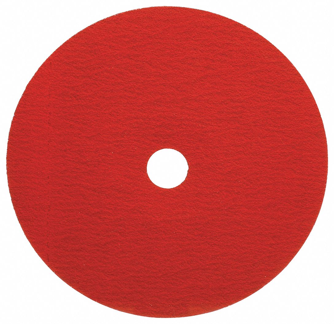 SANDING DISC , SERIES 3M PERCISION, 80 GRIT, RPM 8600, ORANGE, 7 X 7/8 IN, CERAMIC FIBRE