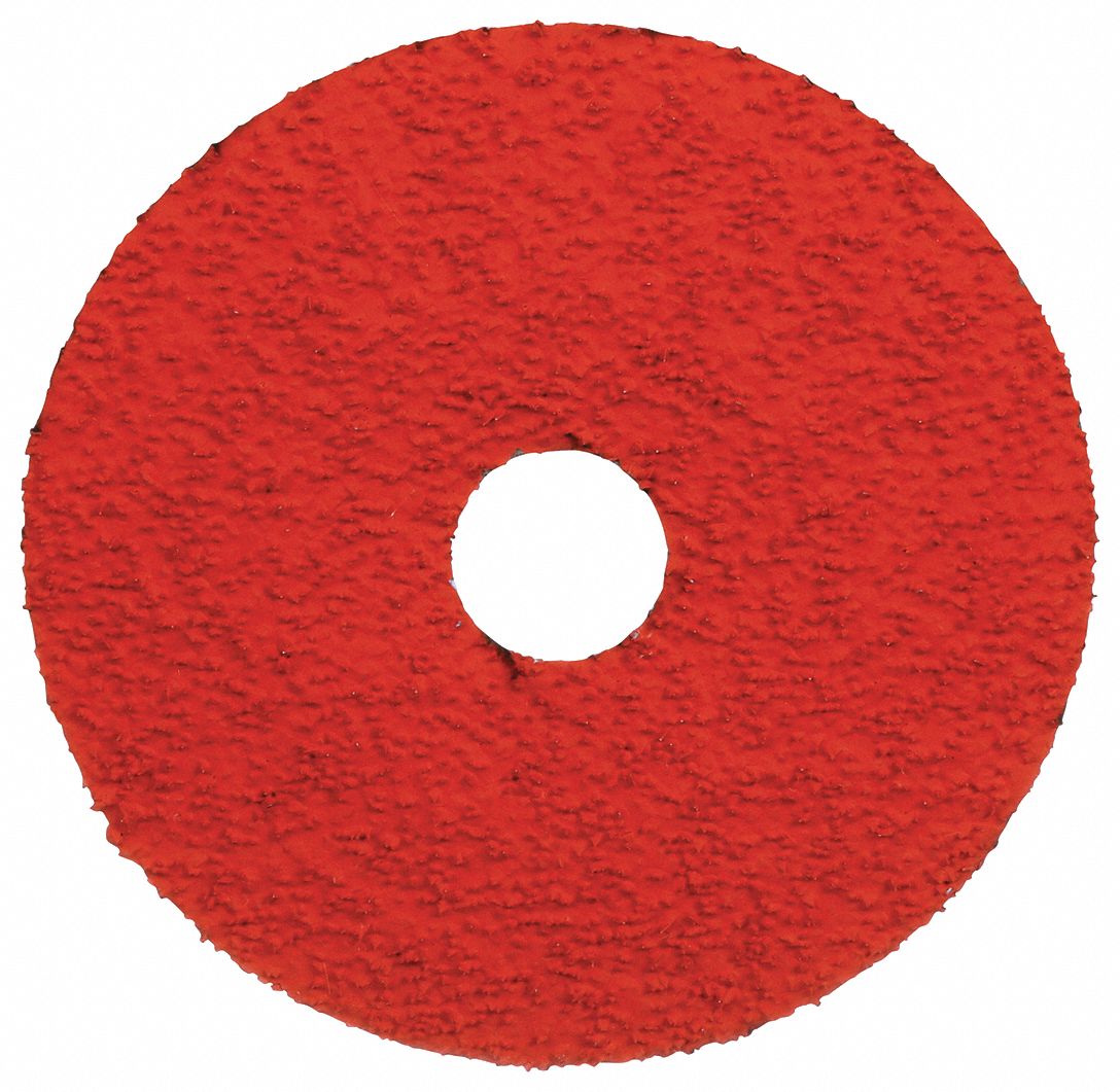 SANDING DISC , SERIES 3M PERCISION, 36 GRIT, RPM 13300, ORANGE, 4 1/2 X 7/8 IN, CERAMIC FIBRE