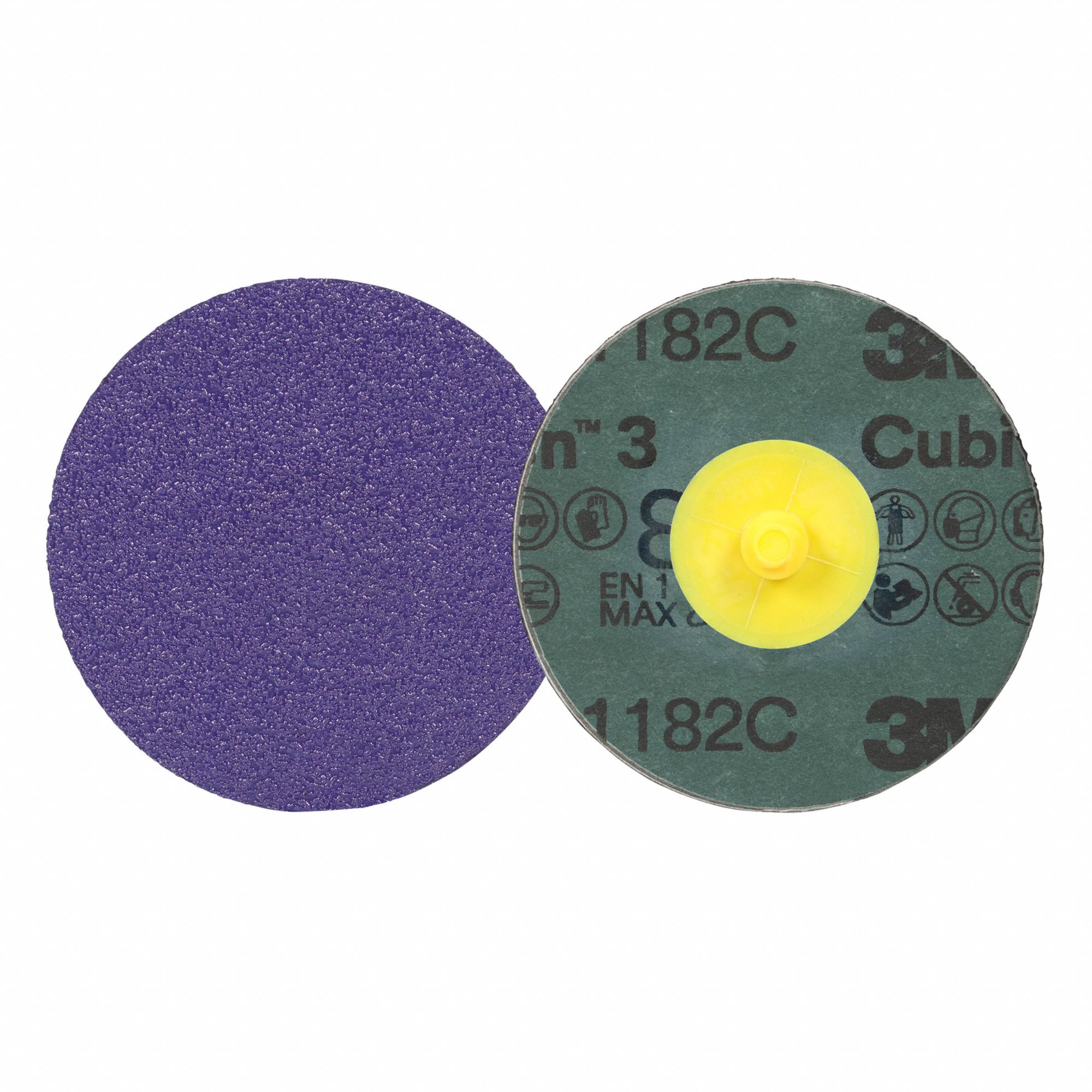 ROLOC FIBRE DISC 1182C 80+ TR PURPLE 2IN