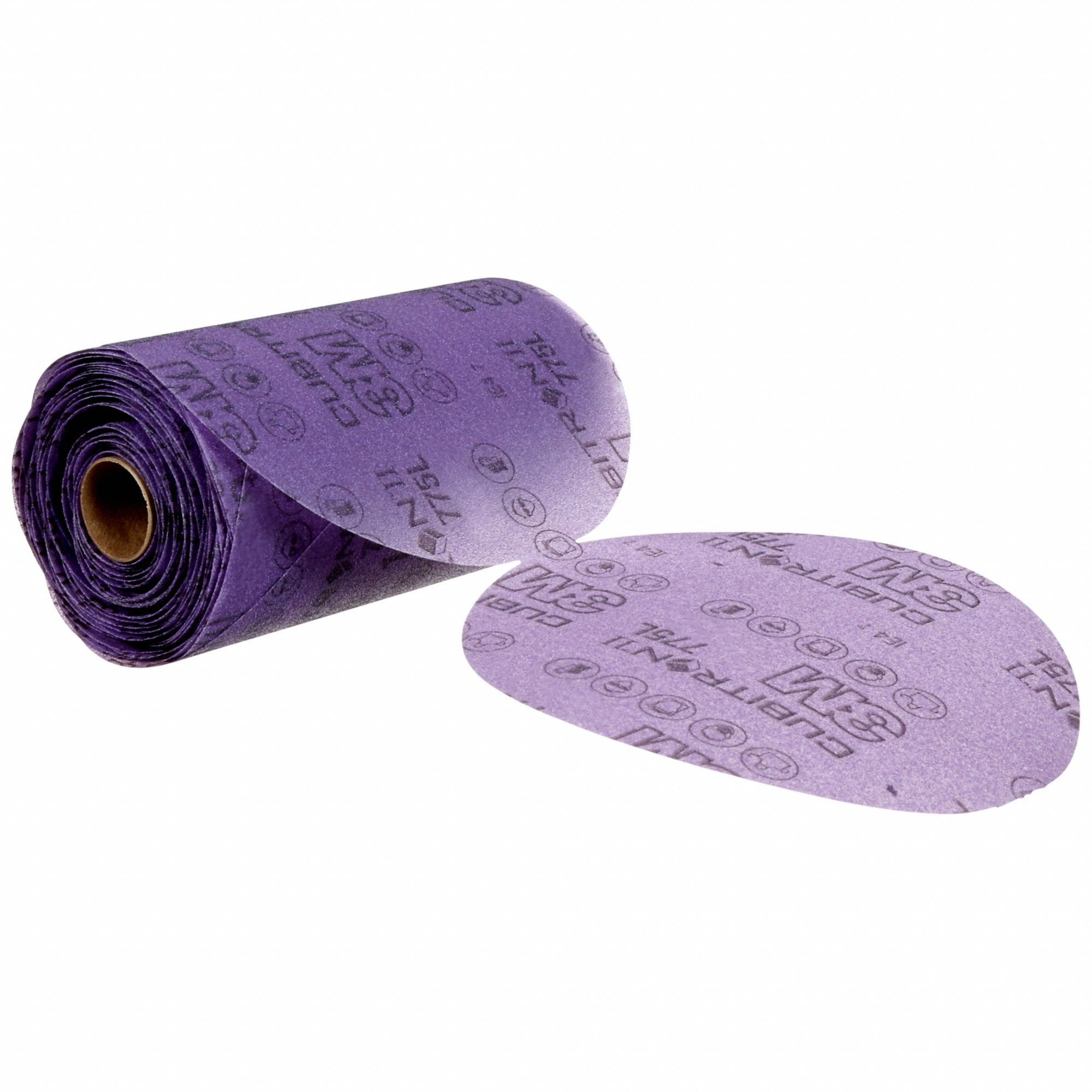 SANDING DISC ROLL,COATED,6 IN,220 GRIT