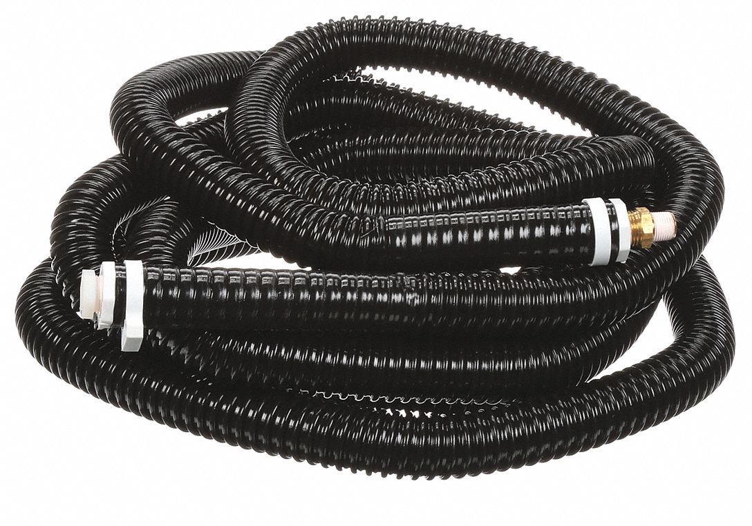 INLET HOSE ASSEMBLY, 25 FT, SAR/PAPR SYSTEMS, FOR AMBIENT AIR PUMP