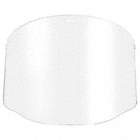 FACE SHIELD, MOULDED, TRANSPARENT, 14.5 X 8 IN, 0.08 IN THICK, POLYCARBONATE