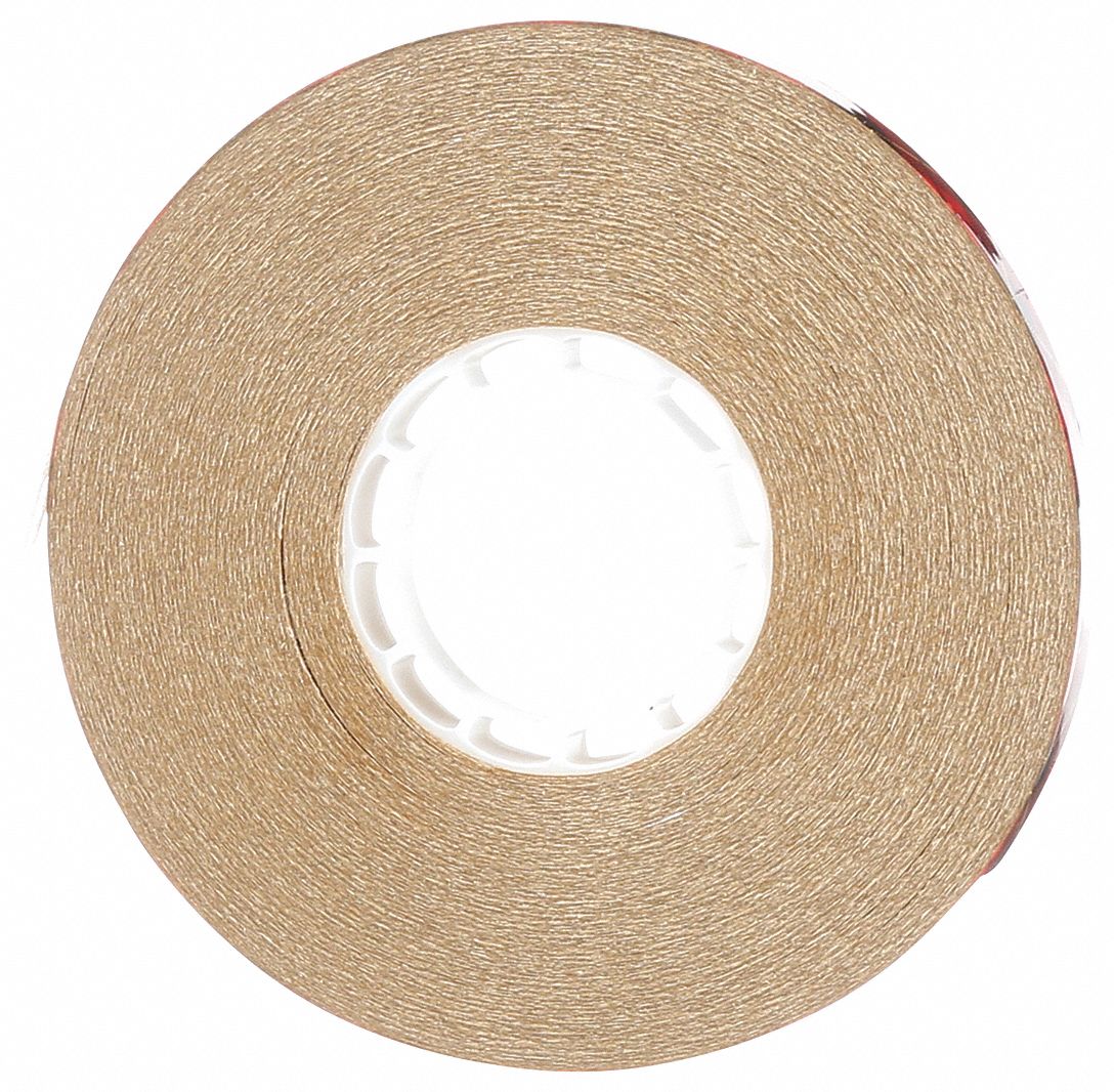 924 ATG ADHESIVE TRANSFER TAPE, CLEAR, -40 °  TO 180 ° F, 36 YD, ¼ IN W, 2 MIL THICK