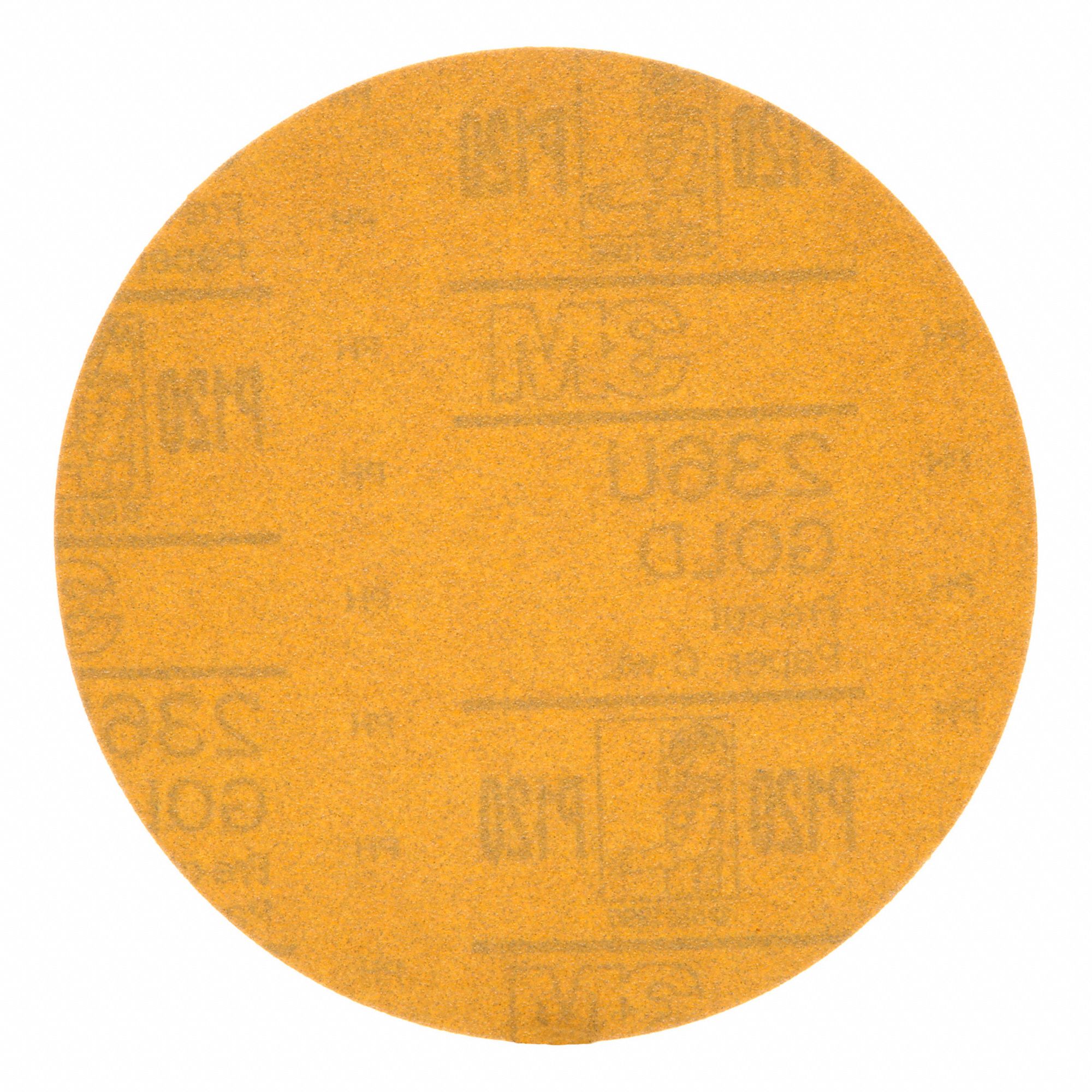 DISC,5 IN DIA,YELLOW,P320 GRIT,PK250