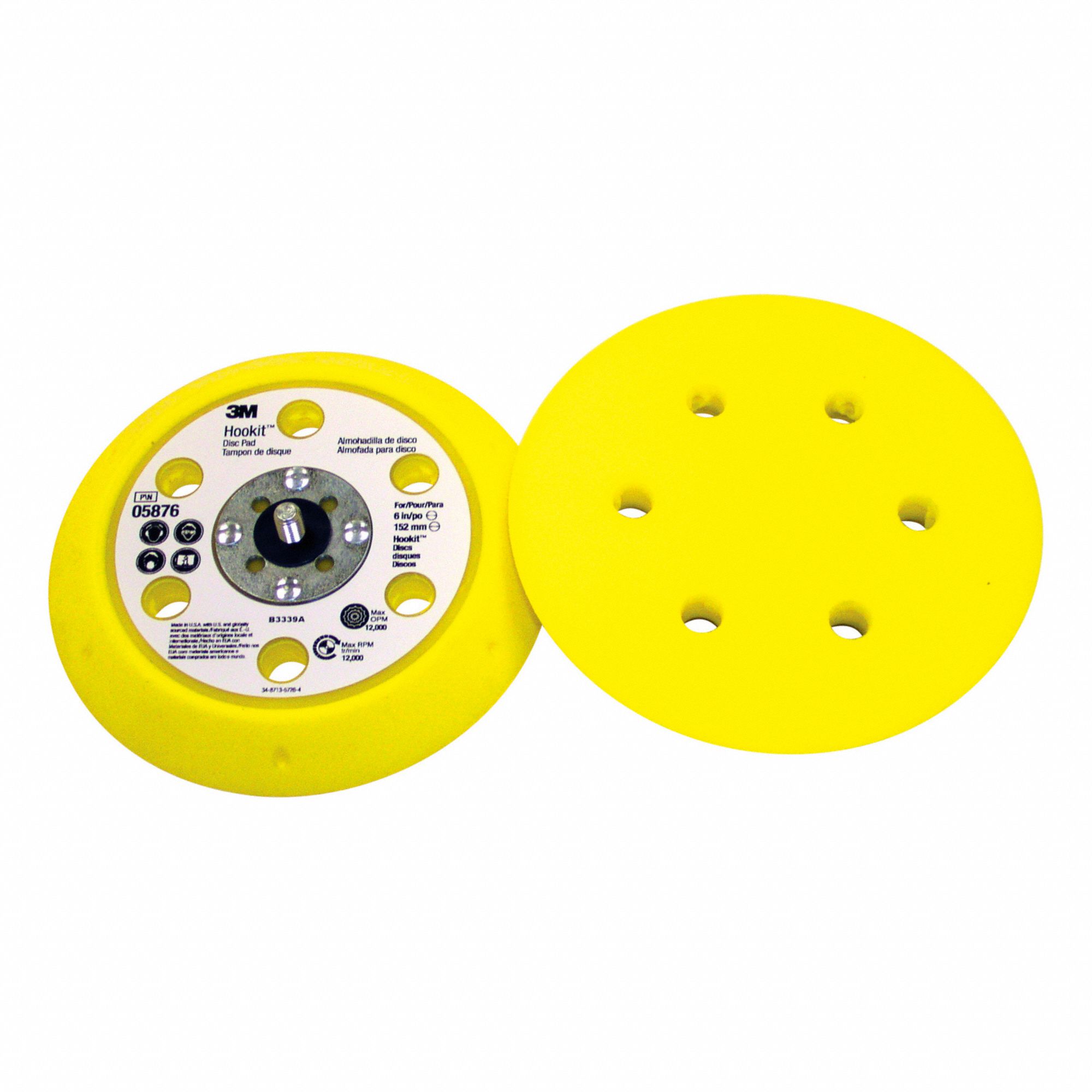 3MDiscPad05876,6inx3/4in,6holes