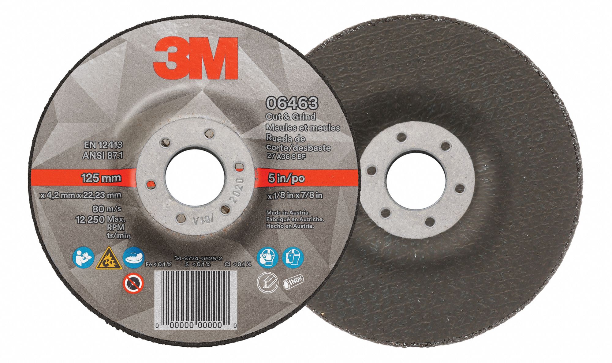 ROUE 06463 T27 5 x 1/8 x 7/8 PO 10/20 WL