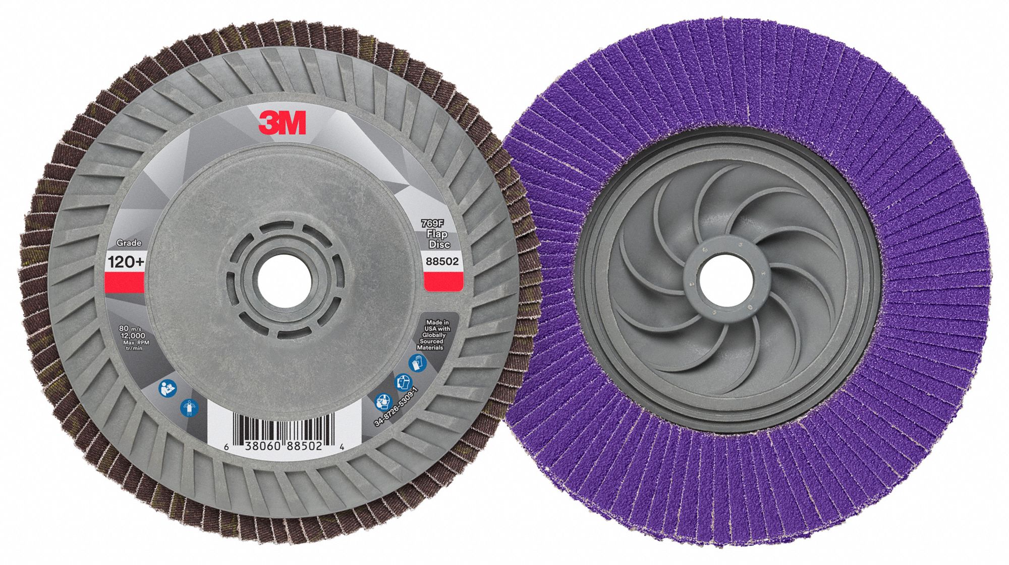 DISQUE LAMELLE,5/8PO-11,ABRSIF DECAP120+