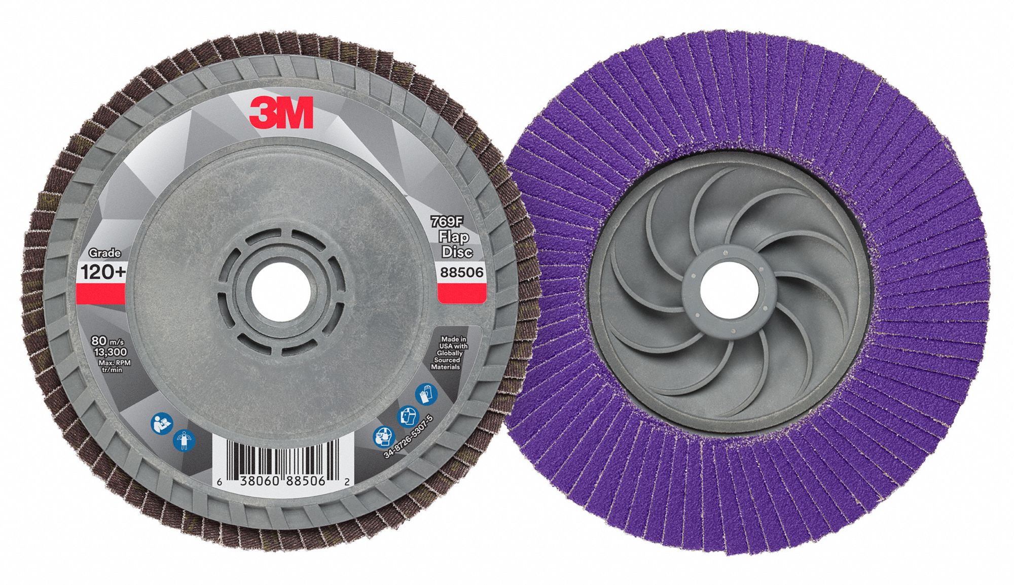 DISQUE LAMELLE,5/8PO-11,ABRSIF DECAP120+