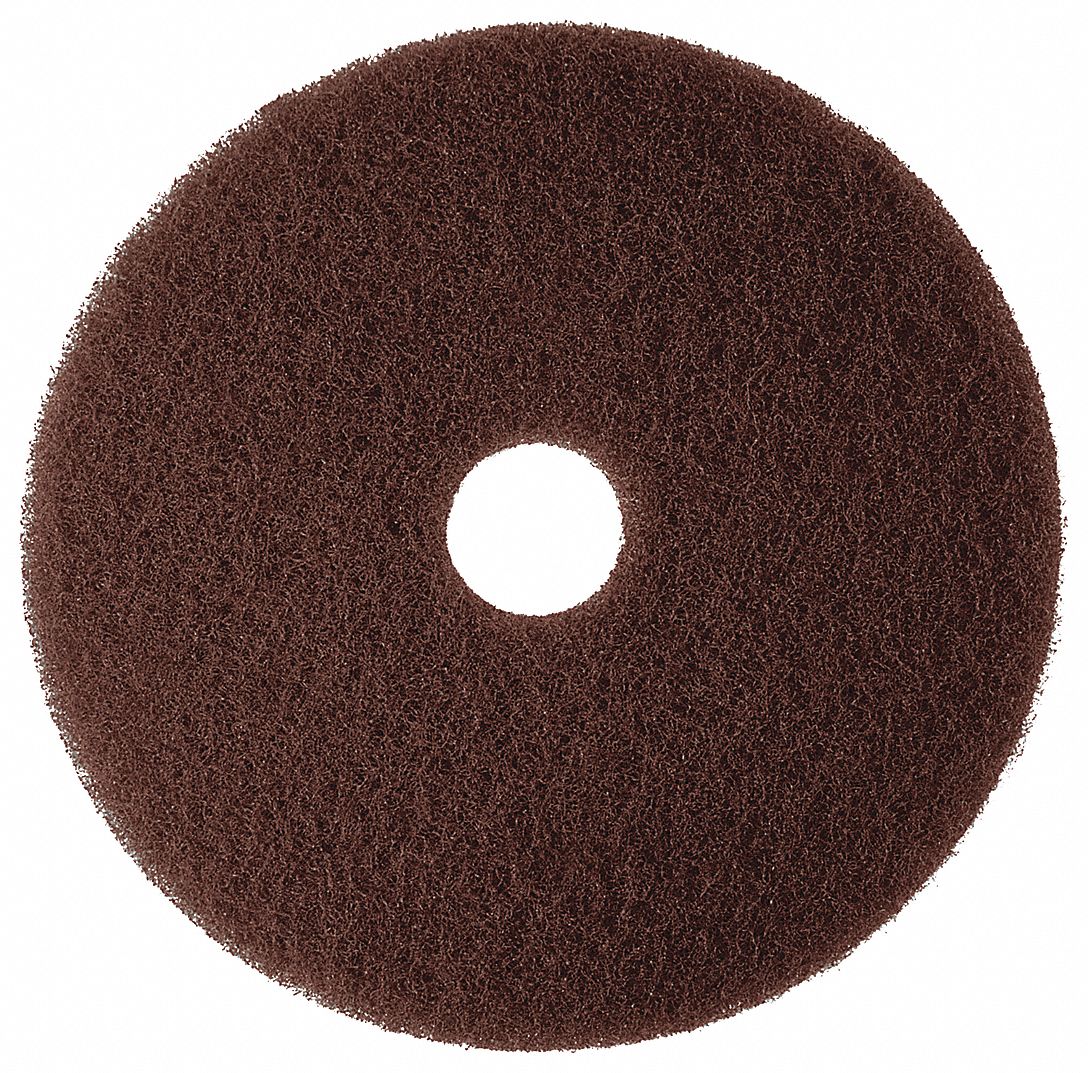 3M STRIPPING PAD, BROWN, 13 IN DIA, CA5