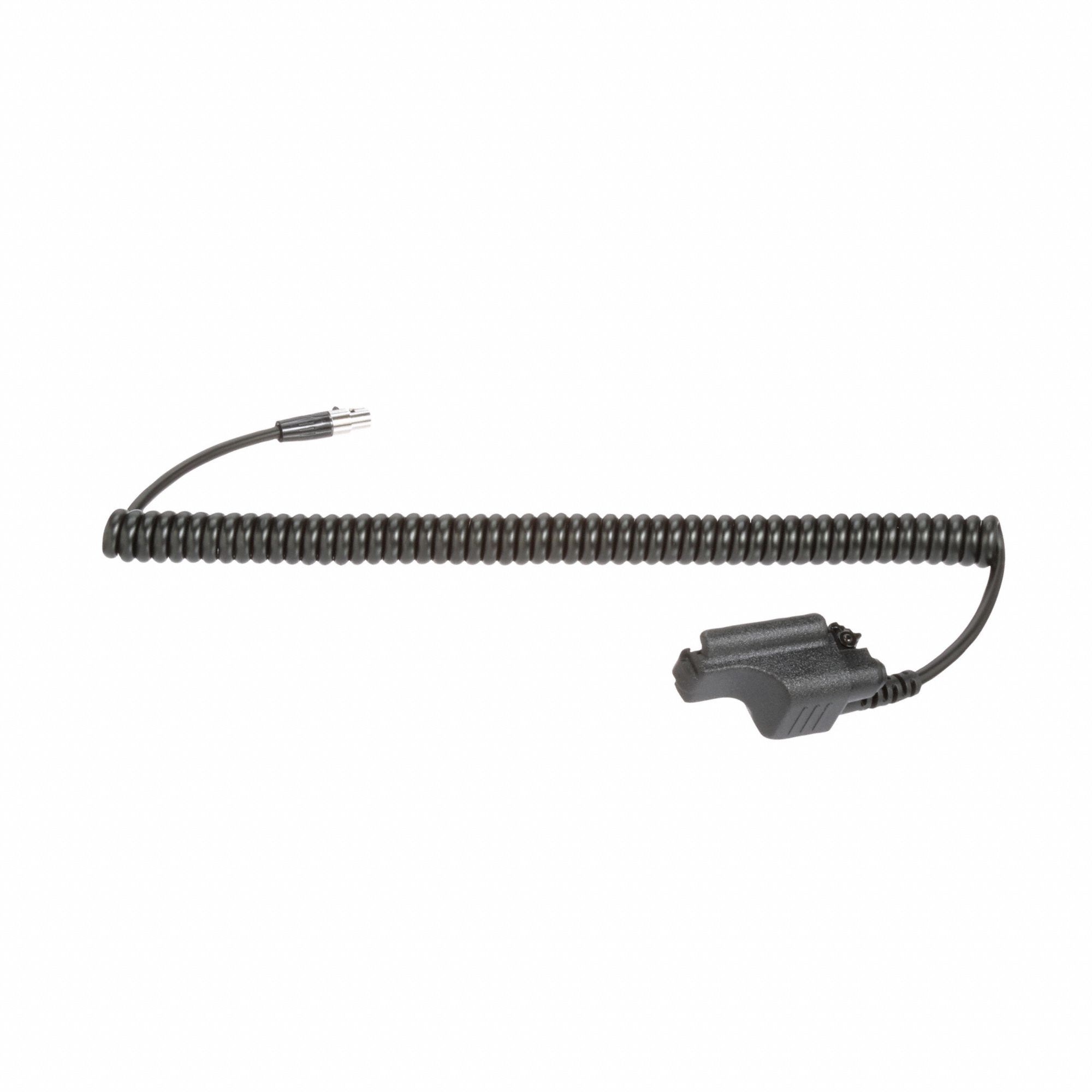 CÂBLE FLEXIBLE, SPIRALÉ, NOIR, PU, FICHE PAIRES MOTOROLA APX/X, RENFORCÉ KEVLAR