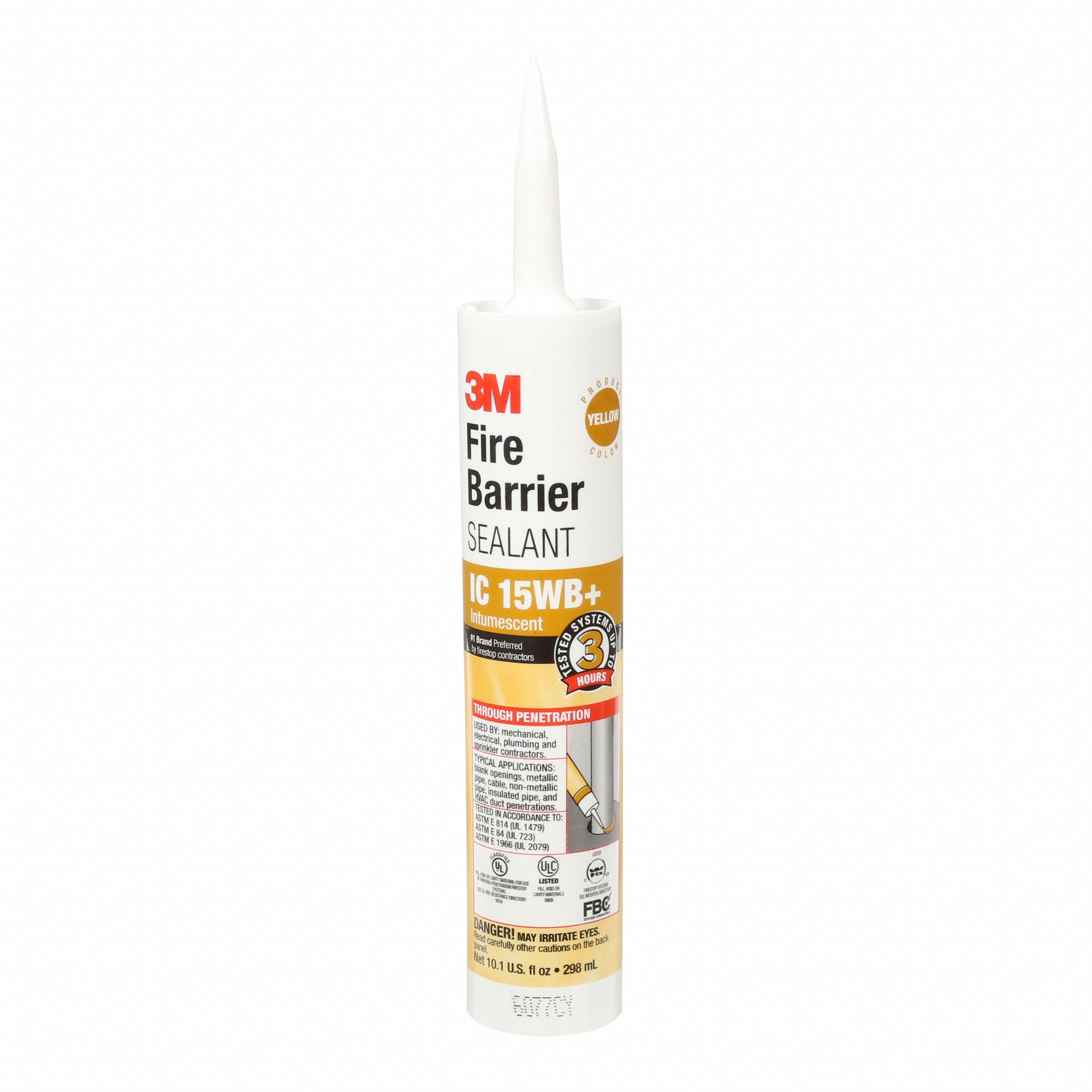 FIRE BARRIER SEALANT IC CARTRIDGE,YELLOW