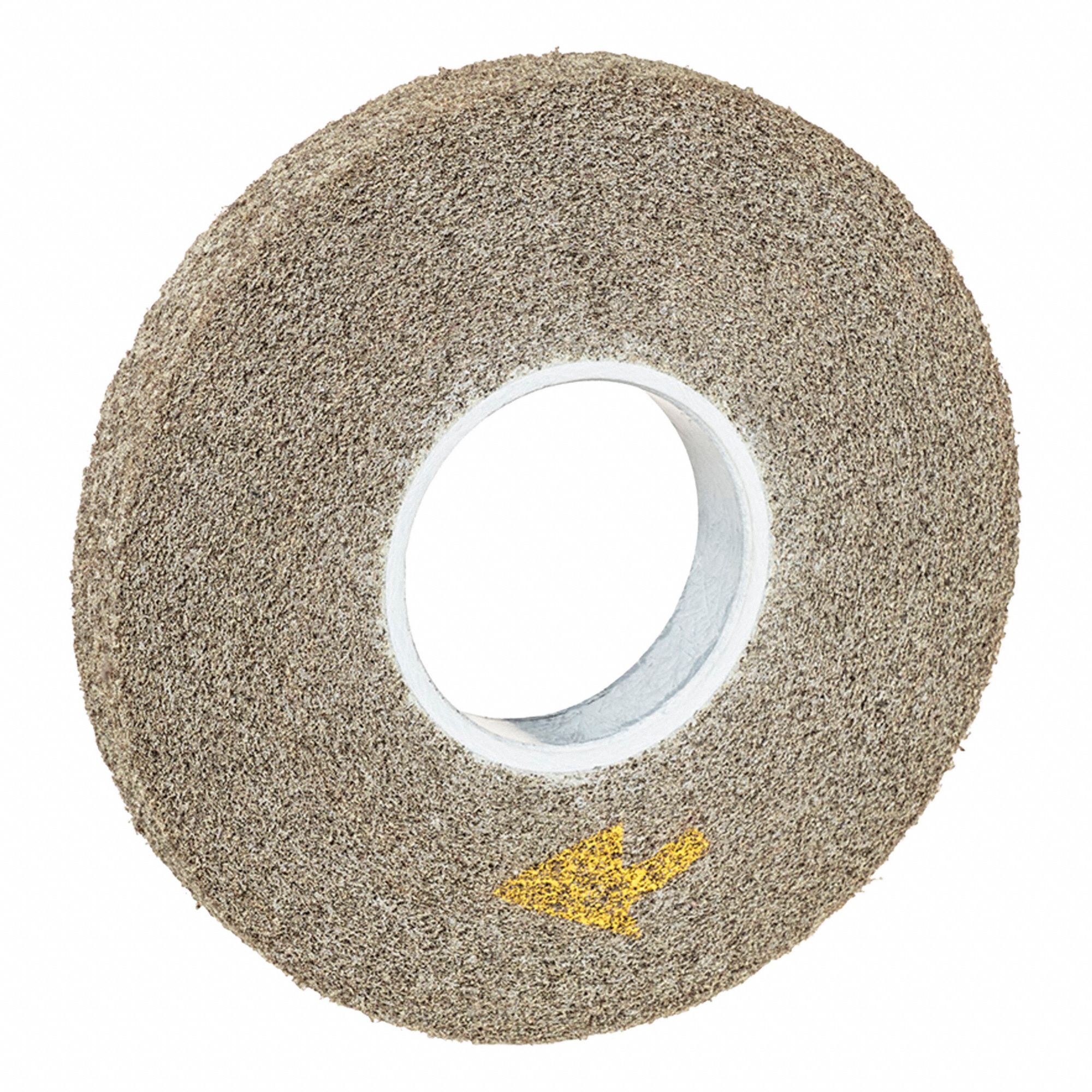 CONVOLUTE WHEEL,8 IN DIA,1 IN FACE W,TAN