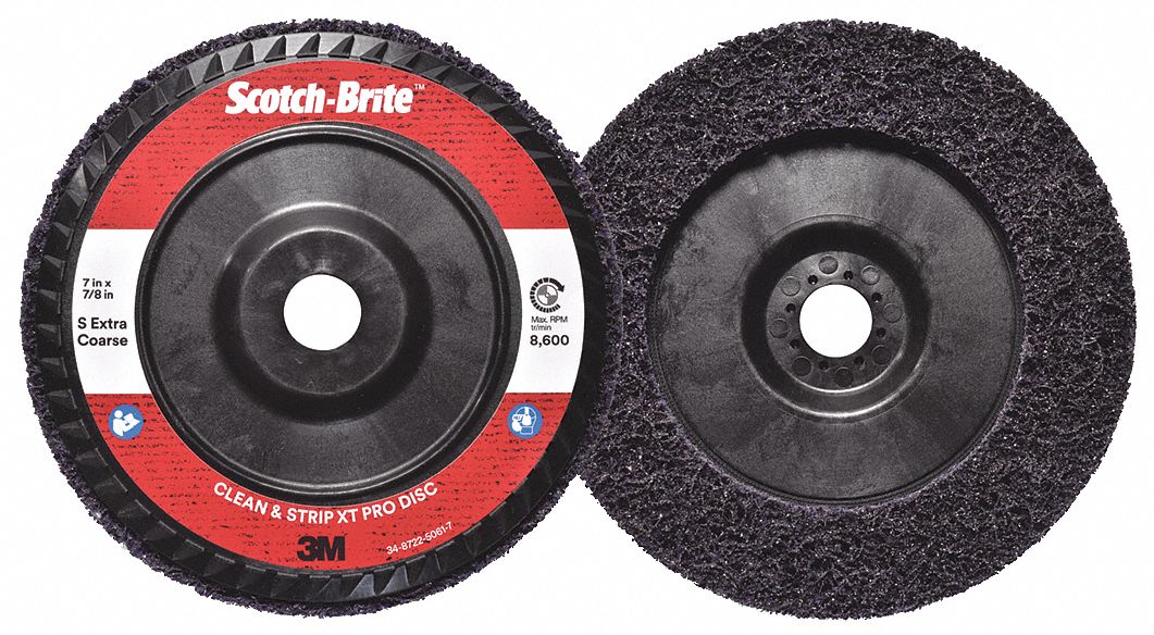 DISQUE DE PNÇ,DÉMTG RAPIDE,RPM 8600,MAUVE,7 PO,FIBR DE CARBURE DE SILICONE