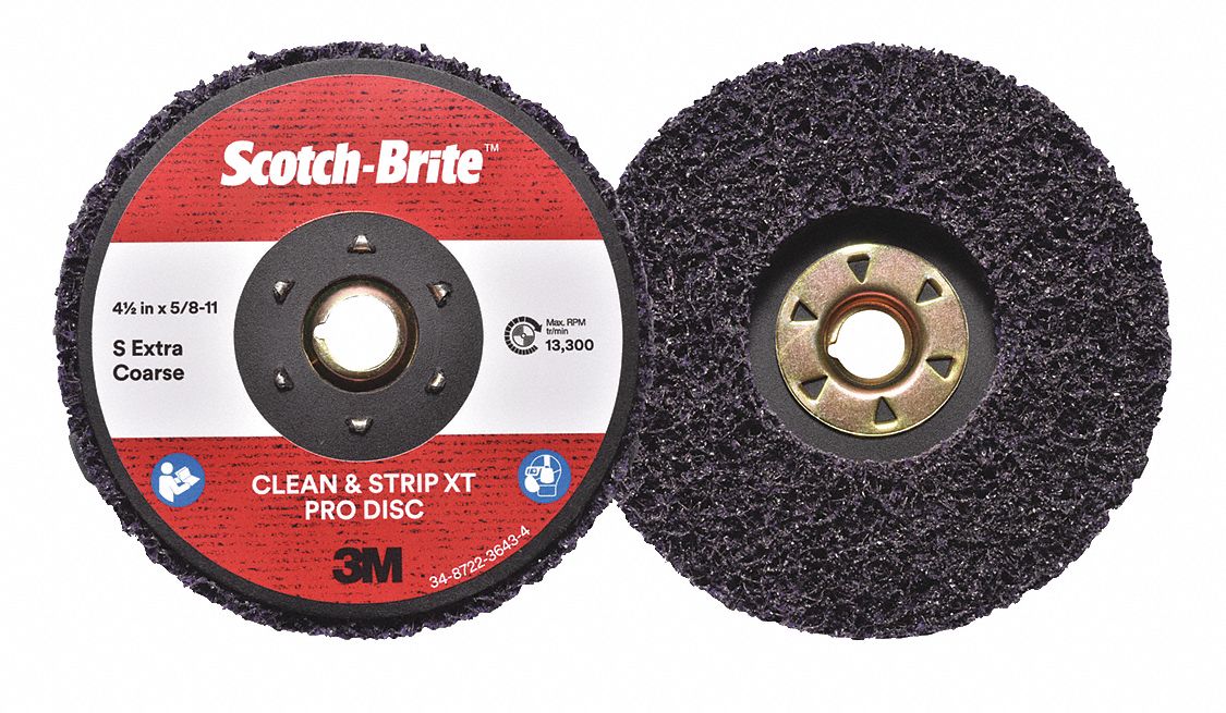 DISC SCOTCHBRITE 4-1/2 PURPLE