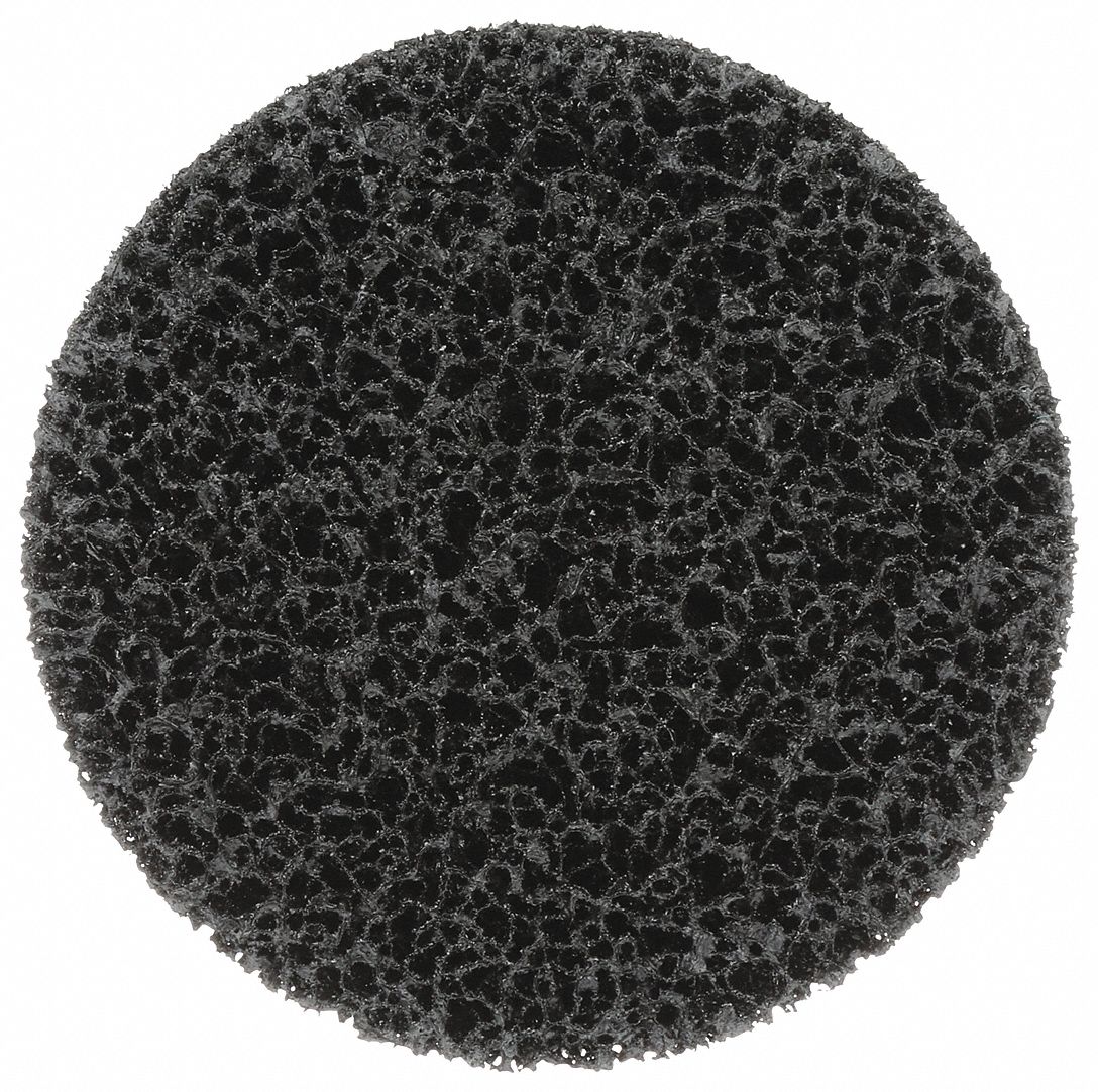 HOOK-AND-LOOP SURFACE CONDITIONING DISC, 5 IN DIAMETER, SILICON CARBIDE, EXTRA COARSE, CR-DH