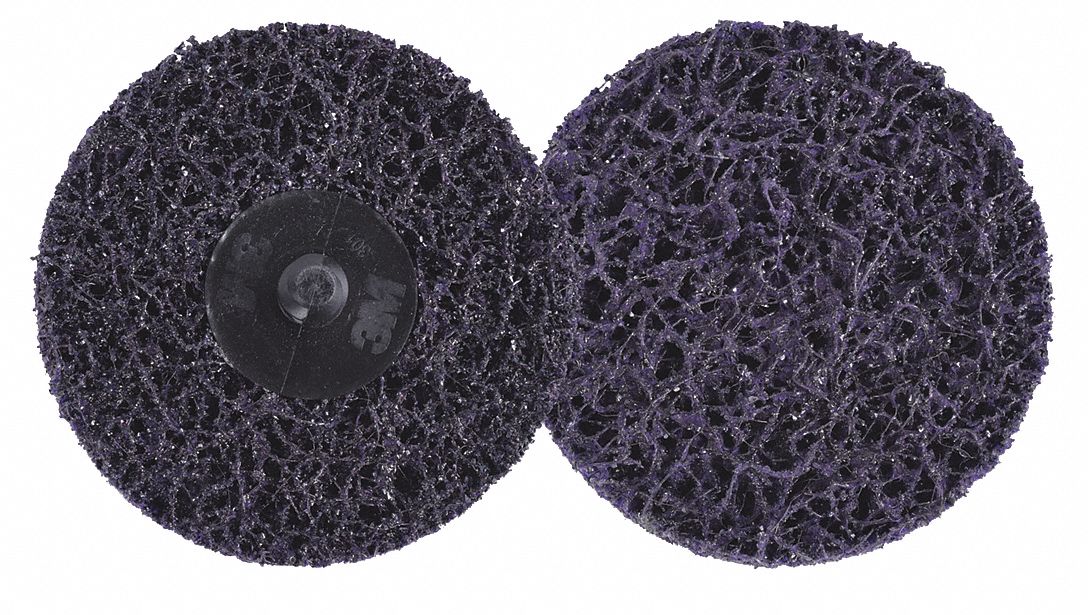 DISQUE NETTOYAGE/DECAPAGE, CHANGEMENT RAPIDE, TRÈS GROS, VERT, 4 EN DIA, OXYDE D'ALUMINIUM