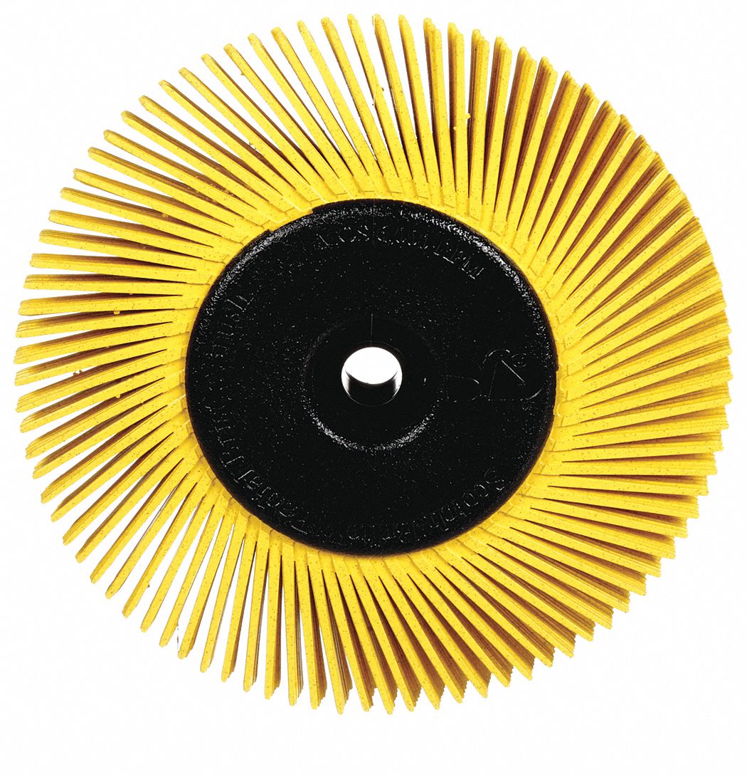 BRUSH BRISTLE YELLOW 80G