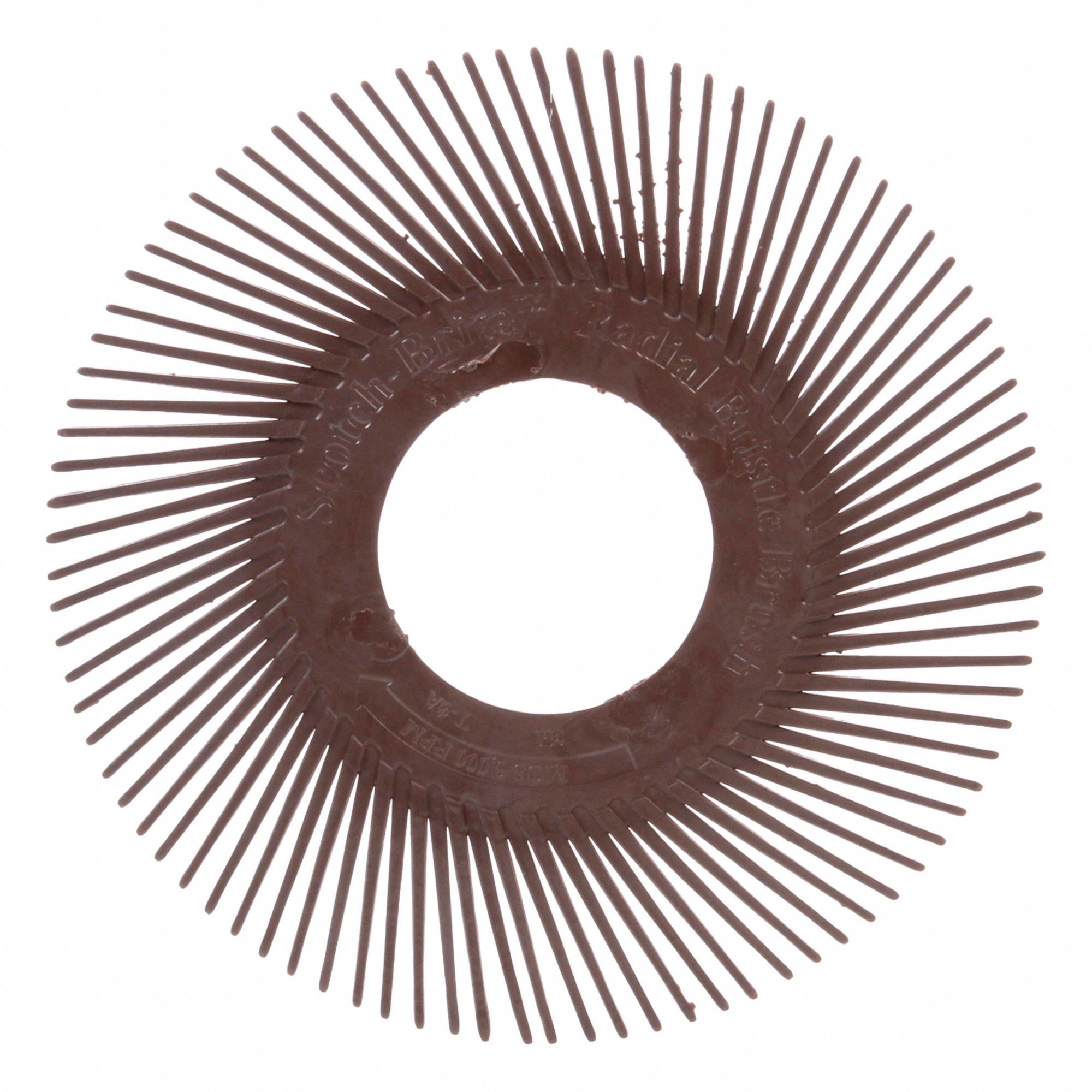 RADIAL BRISTLE BRUSH,1/2 IN FACE W