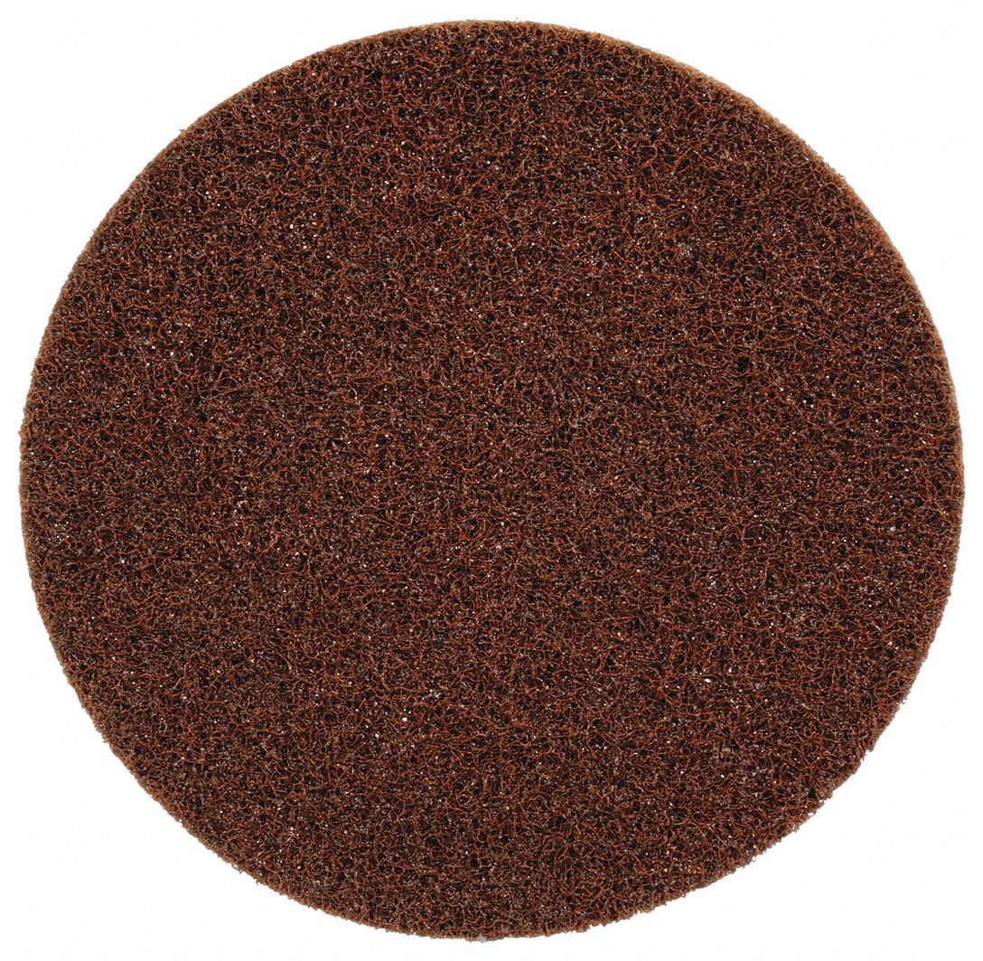 HOOK-AND-LOOP SURFACE CONDITIONING DISC, 7 IN DIAMETER, ALUMINUM OXIDE, COARSE