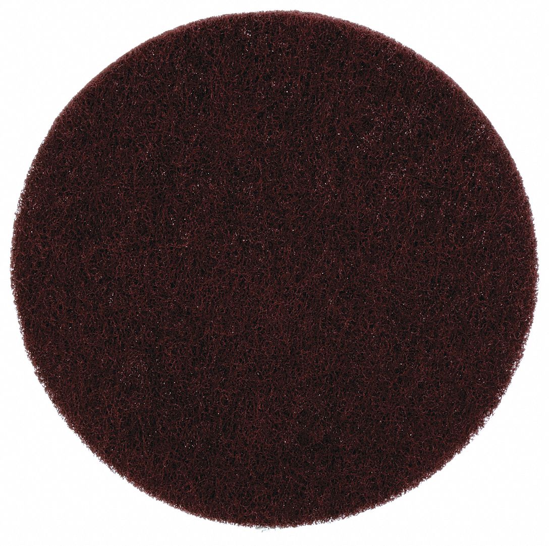 HOOK-AND-LOOP SURFACE CONDITIONING DISC, 6 IN DIAMETER, ALUMINUM OXIDE, VERY FINE, VERY FINE