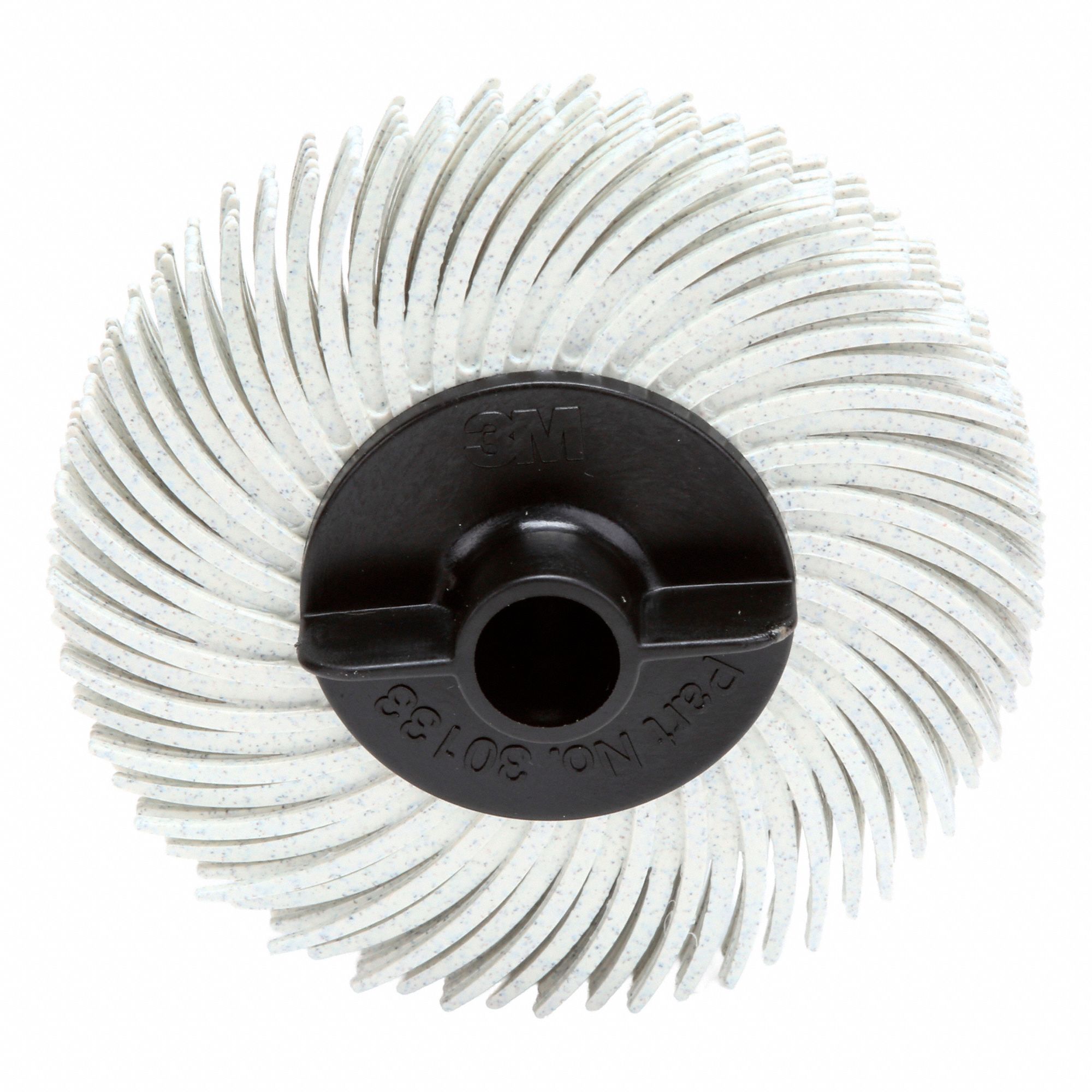 RADIAL BRISTLE DISC,3/8 IN FACE W