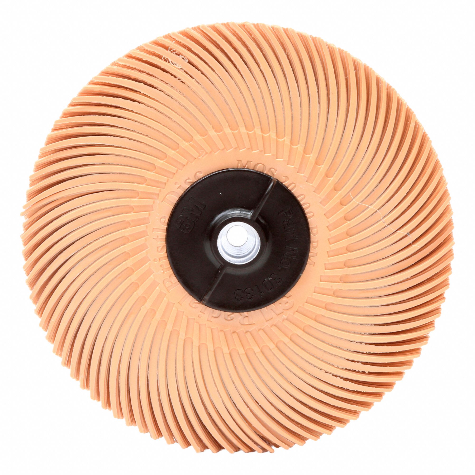 RADIAL BRISTLE DISC,3/8 IN FACE W