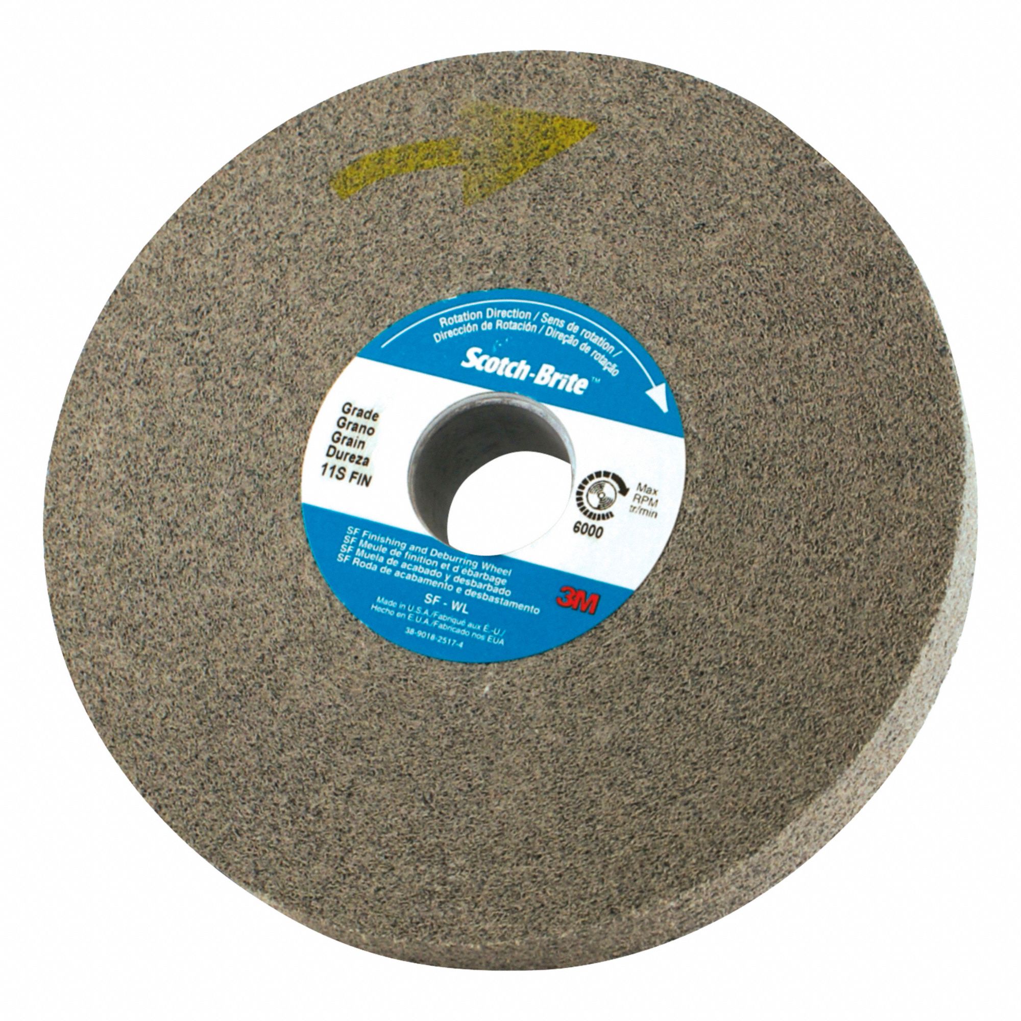 CONVOLUTE WHEEL,6 IN DIA,1/2 IN FACE W