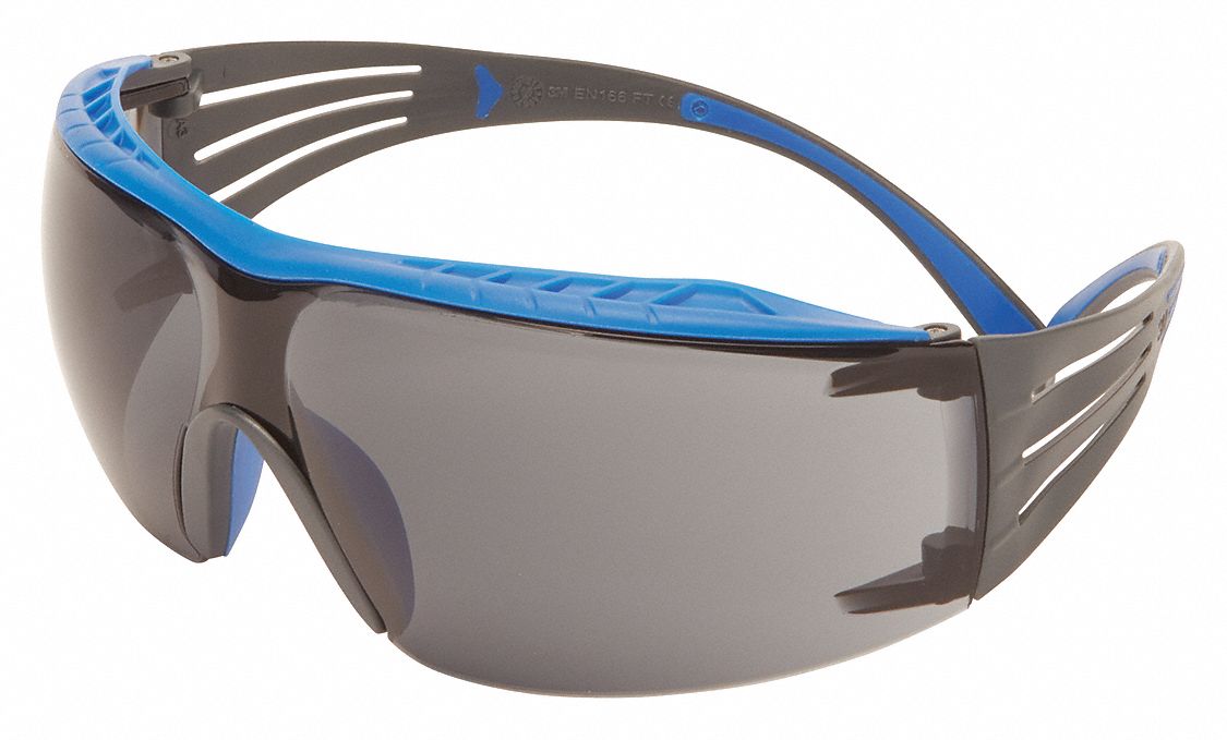 LUNETTES SÉCURITÉ SECUREFIT, CSA/ANSI, ANTI-BUÉE/ANTI-RAYURES/PROTECTION ANTI-UV, BLEU/GRIS, PC