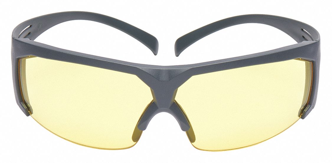 LUNETTES SÉCURITÉ SECUREFIT, ANTI-BUÉE/PROTECTION ANTI-UV, ANSI, VERT/AMBRE, PLASTIQUE/PC