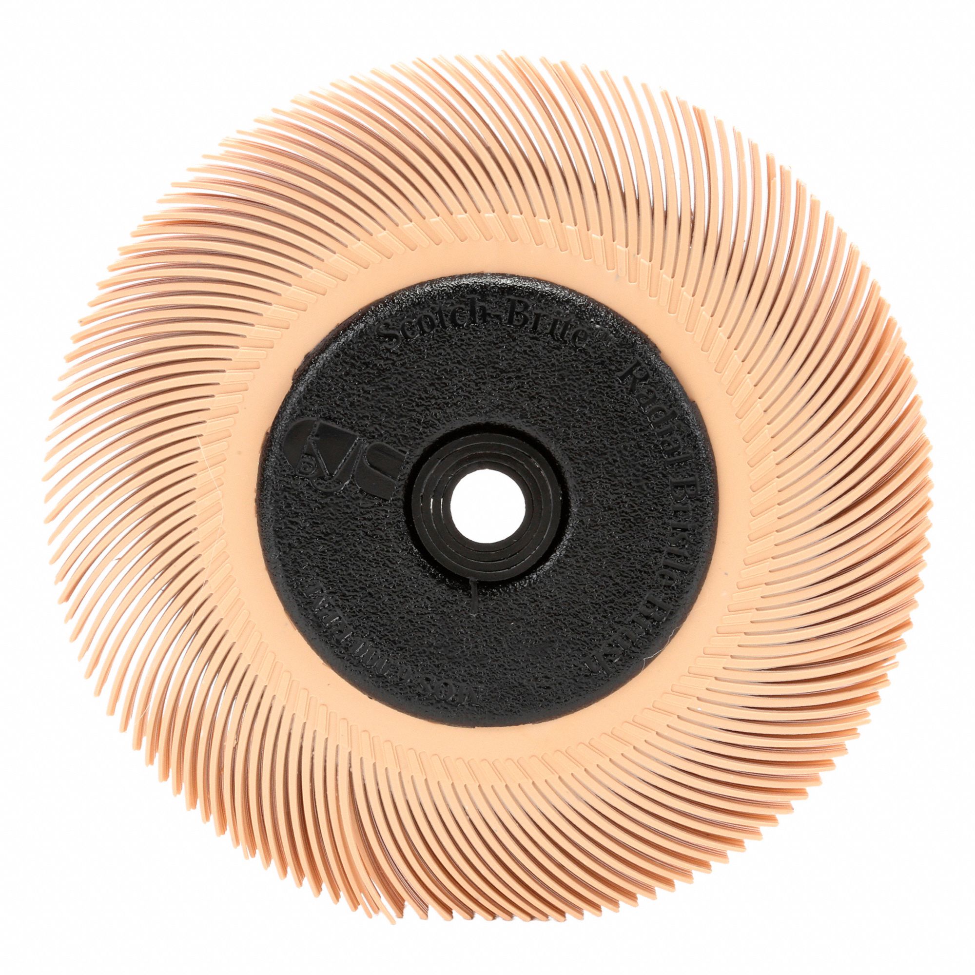 RADIAL BRISTLE BRUSH,7/16 IN FACE W