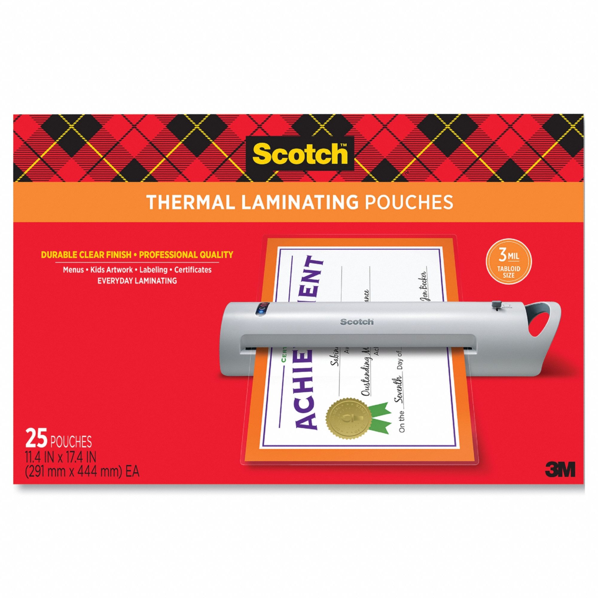Pouch, Thermal, 3mm, Clear, PK25