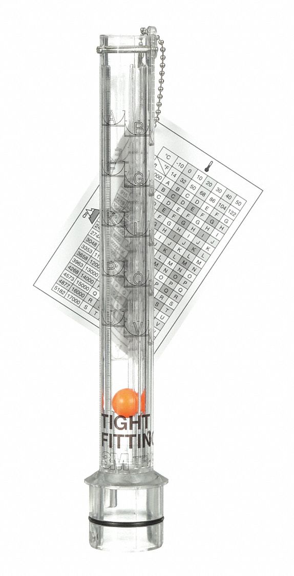 AIRFLOW INDICATOR, NIOSH, FOR TR-600 SERIES PAPR W/ BT-63/64 BREATHING TUBE