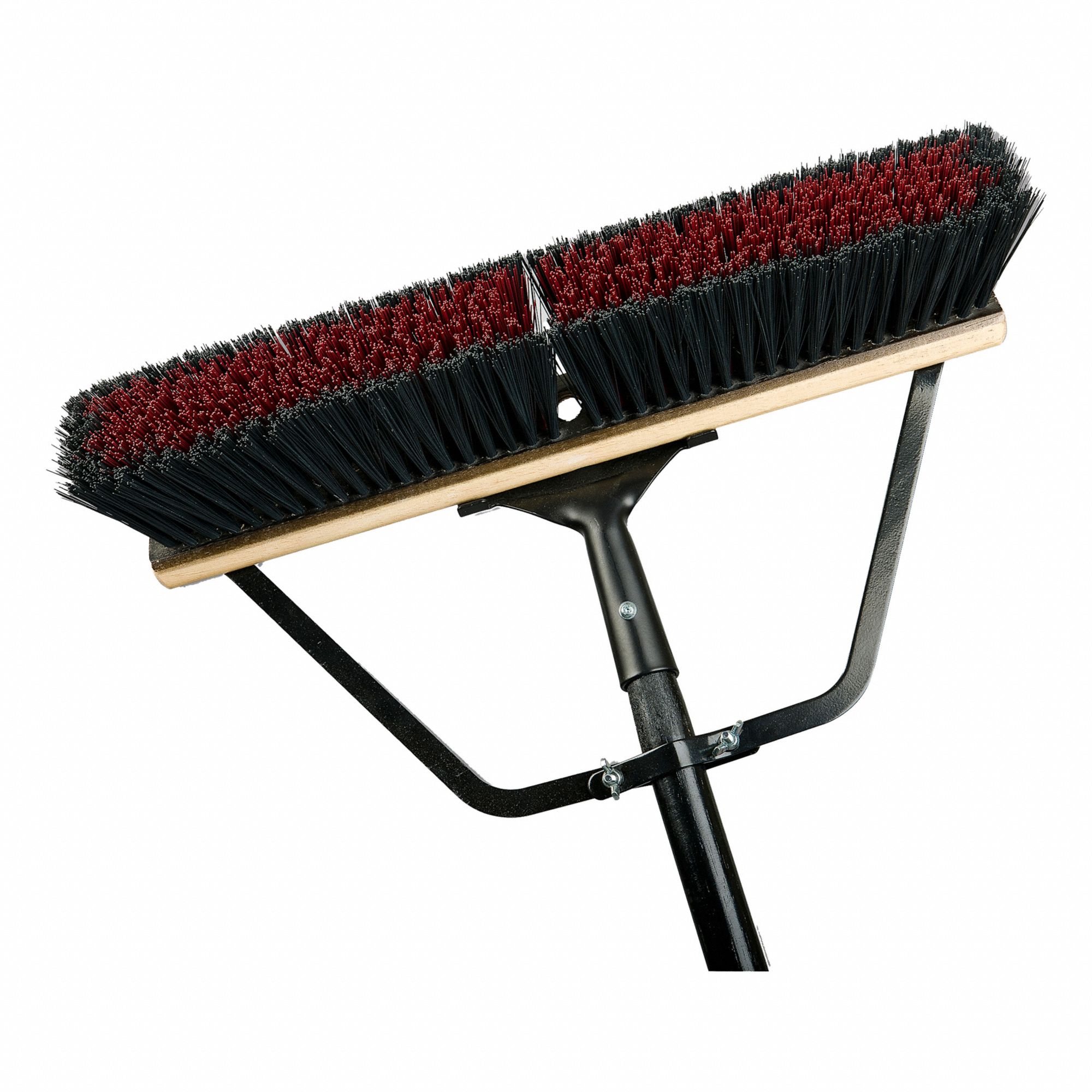 PUSH BROOM,WOOD,24 IN BLOCK W