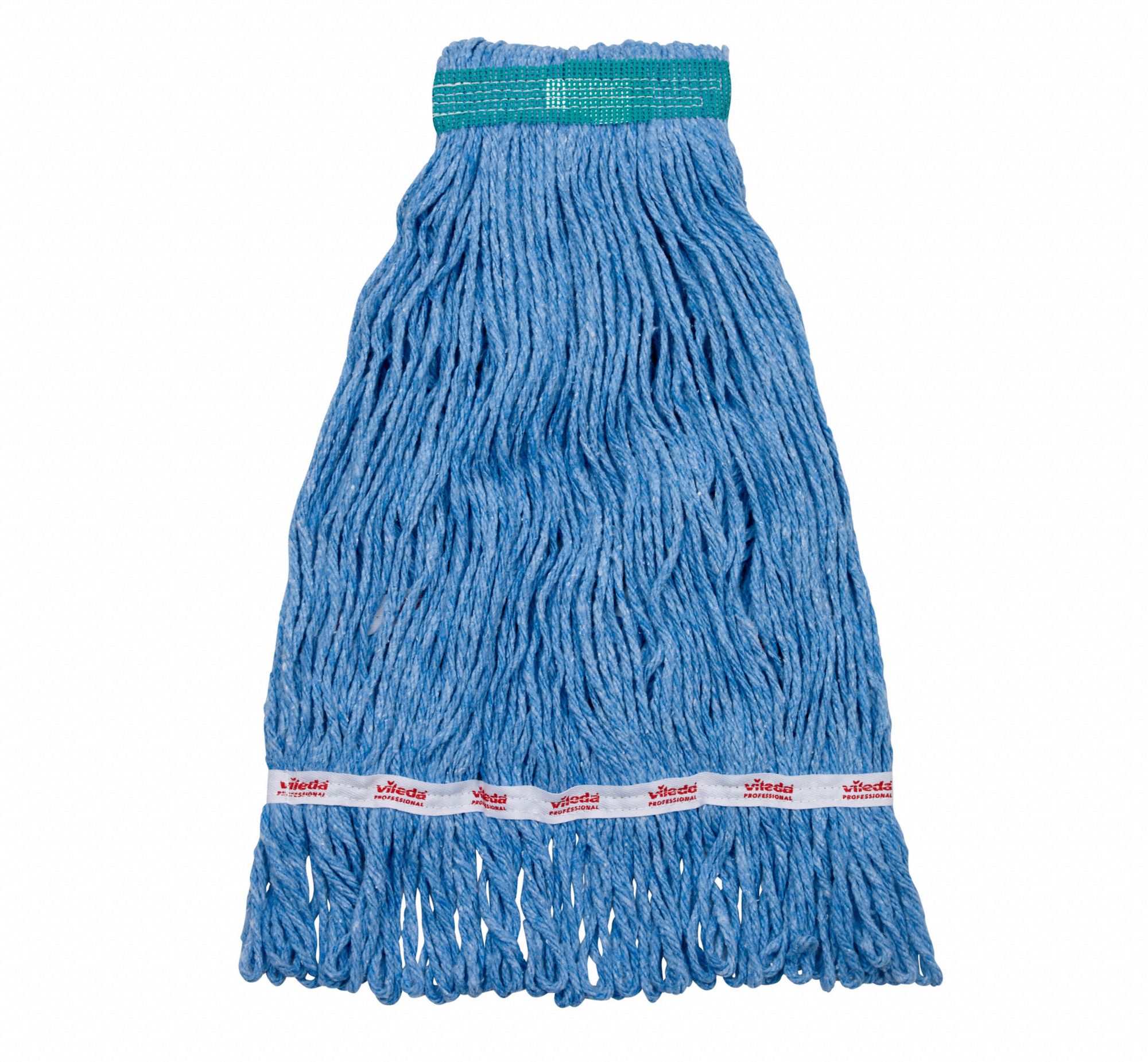 WET MOP HEAD,SNAP ON,BLUE