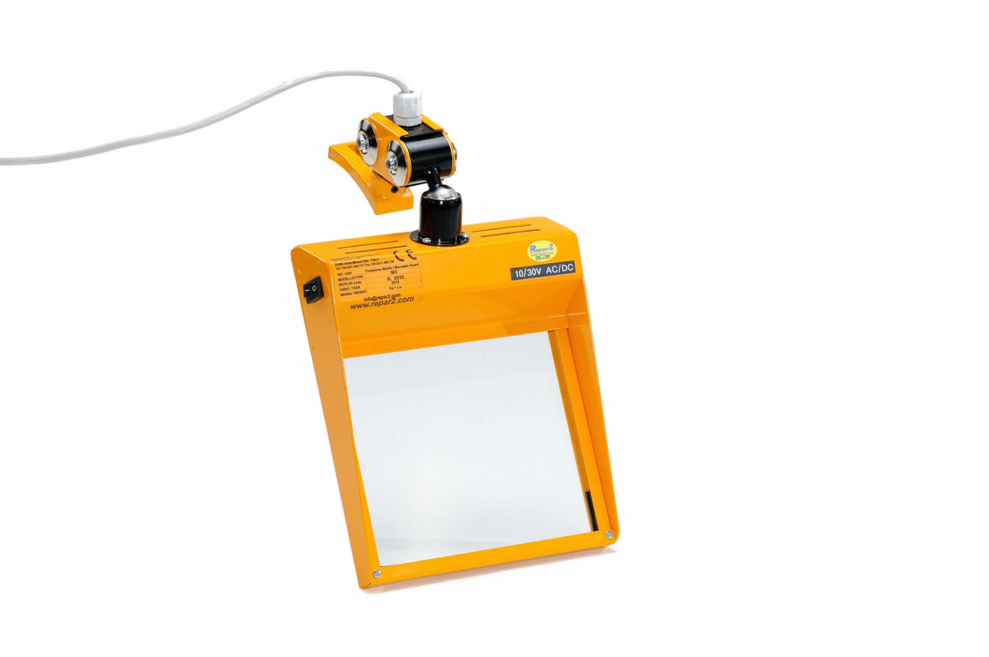 Bench Grinder Shield: 3 1/2 in W x 8 1/8 in