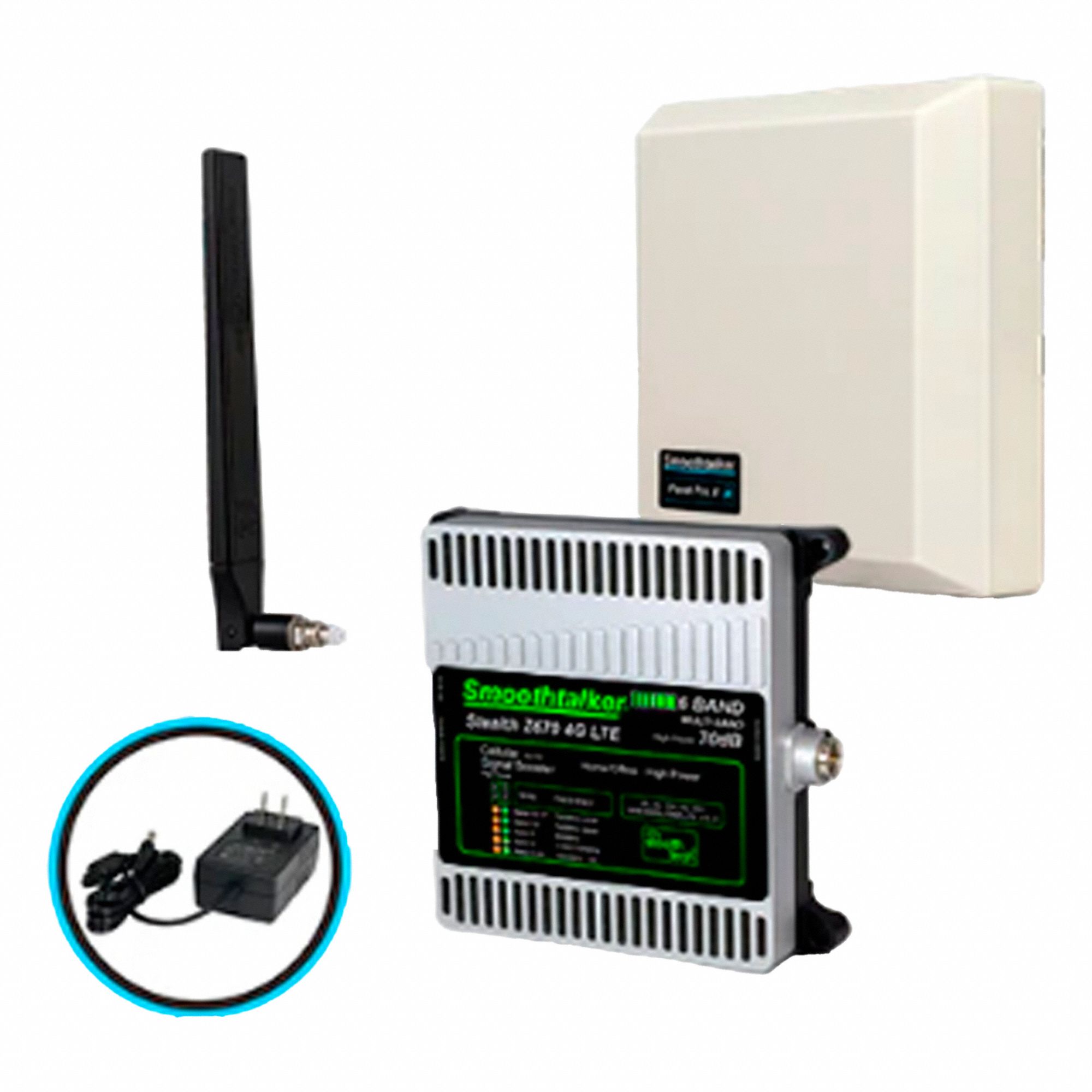 SIGNAL BOOSTER, 70 DB, 700-2100 HZ, 120V POWER SUPPLY, ANTENNAS