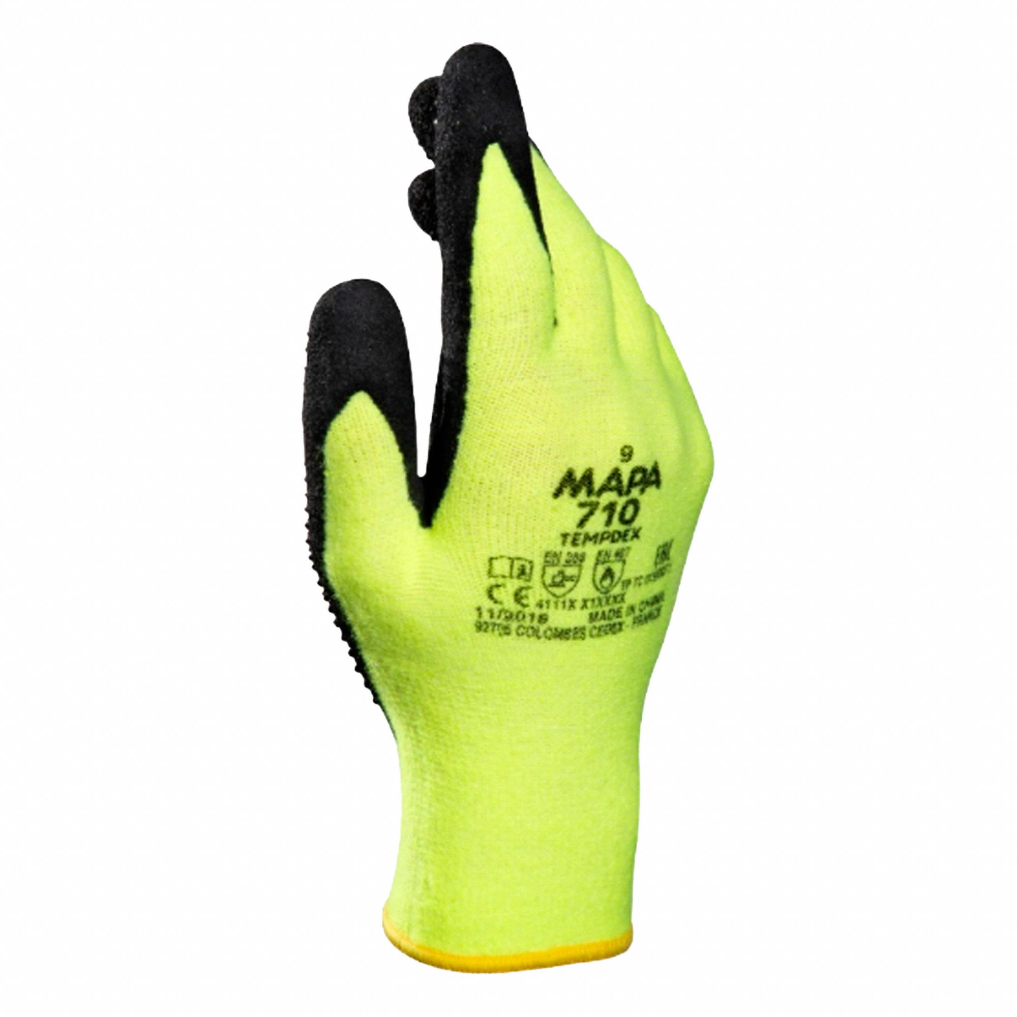 TEMP-DEX HEAT-RESISTANT GLOVE, 9/L, 10¼ IN, 22 OZ FABRIC WEIGHT