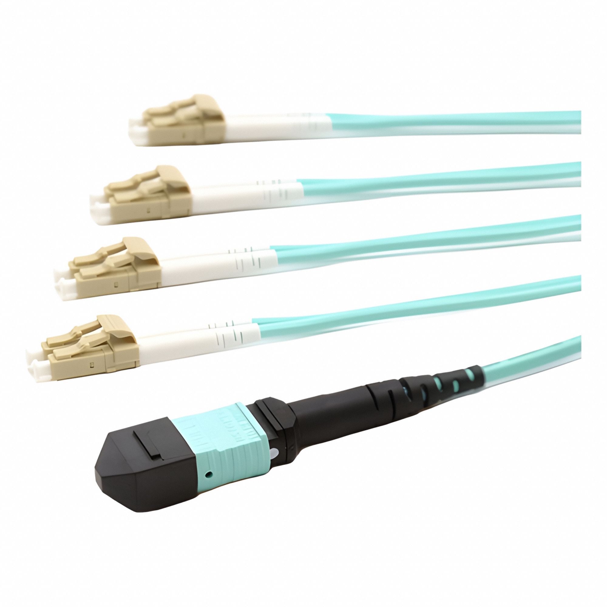 FIBERTRONICS, Multi-Mode, 10 m Lg, MPO Breakout Cables - 913WE5|MPO ...