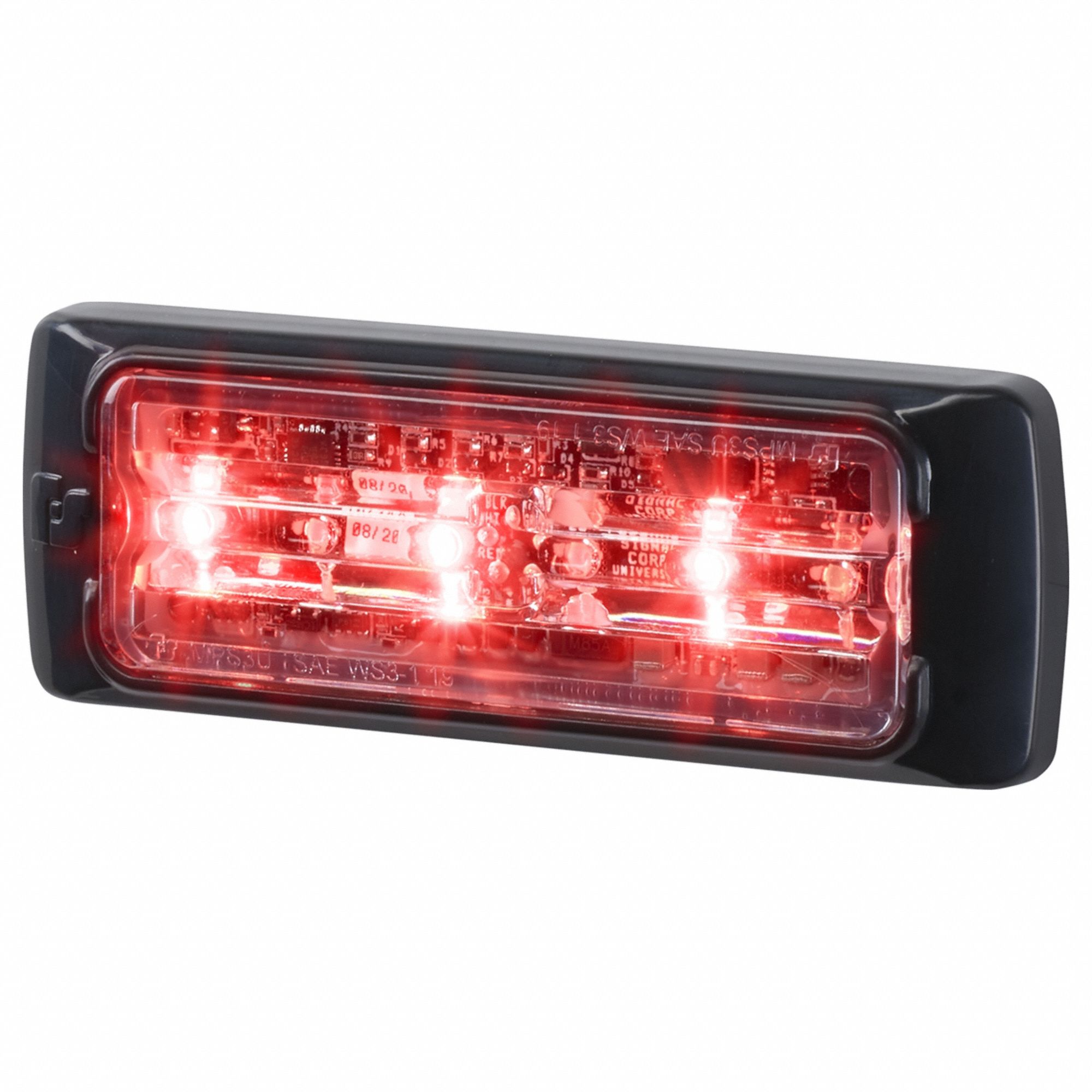 Emergency Light, 6-LED, Red/Blue