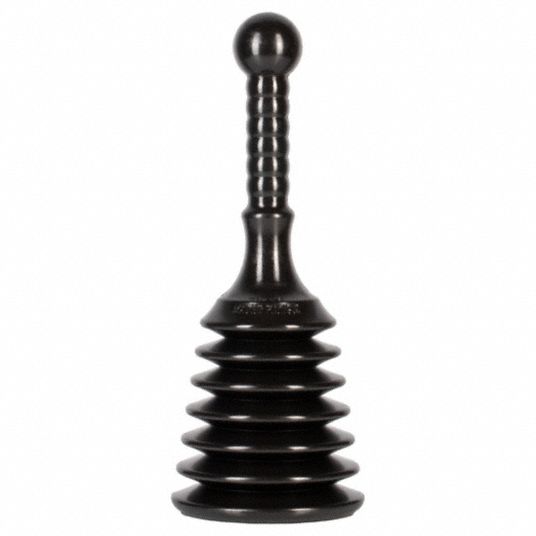 MASTER PLUNGER, Accordion Cup, Rubber, Accordion Cup Plunger 455F28MPS4 Grainger