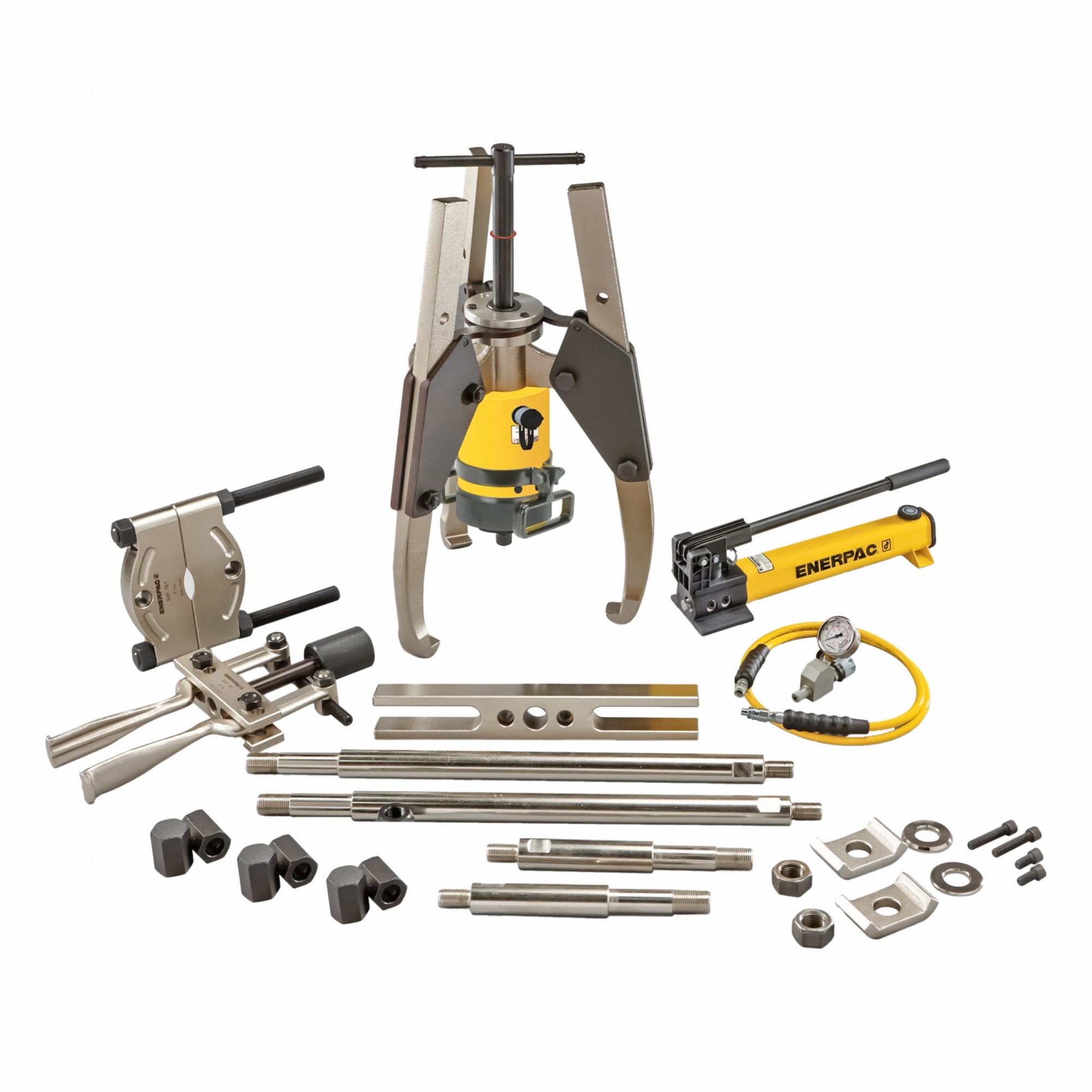 Hydraulic Puller Set: 50 ton Cylinder Nominal Capacity, 3 in Stroke Lg