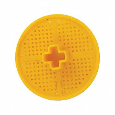 Solution Tank Filter: Solution Tank Filter, Plastic, 8 5/8 in Overall Lg, Yellow, CS5