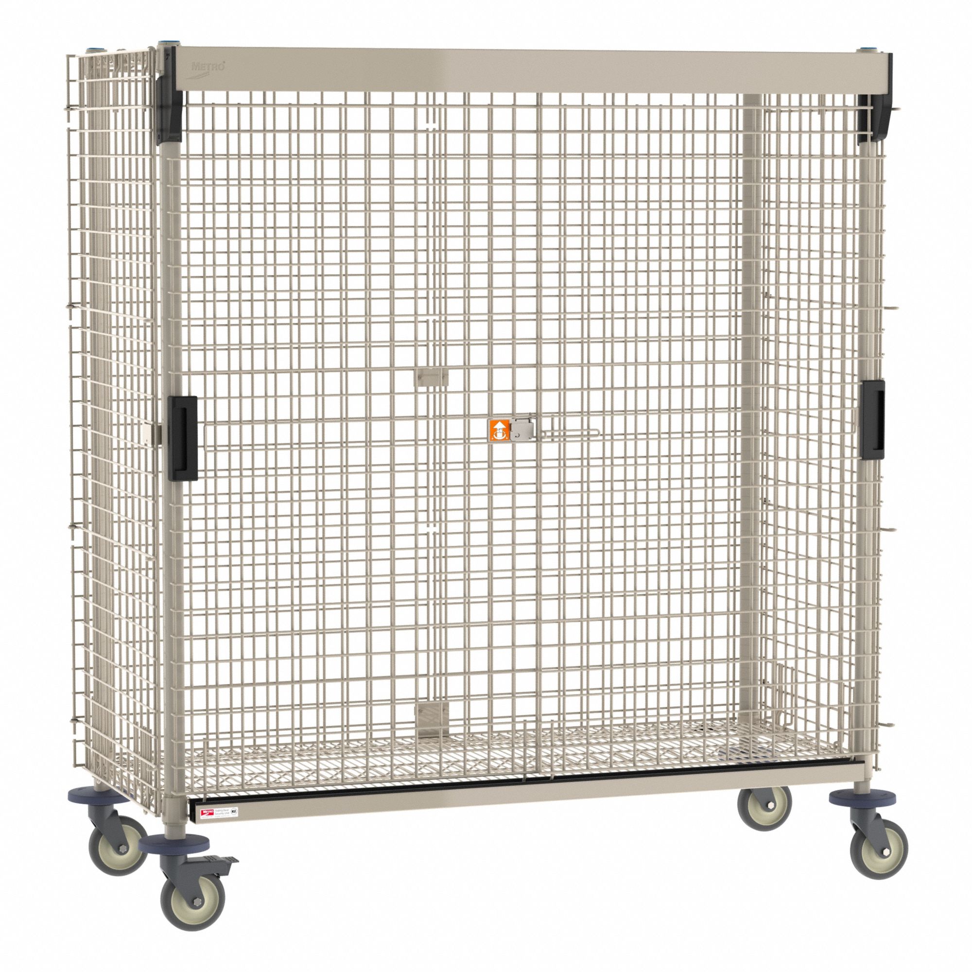 ScrtyCrt 67in 65in 29in Taupe Stl 900lb