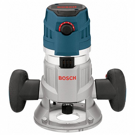 Router: Mid-Size, Fixed Base, 2.3 hp, Variable Speed, 25,000 RPM, 1/2 in  Collet, Soft-Start