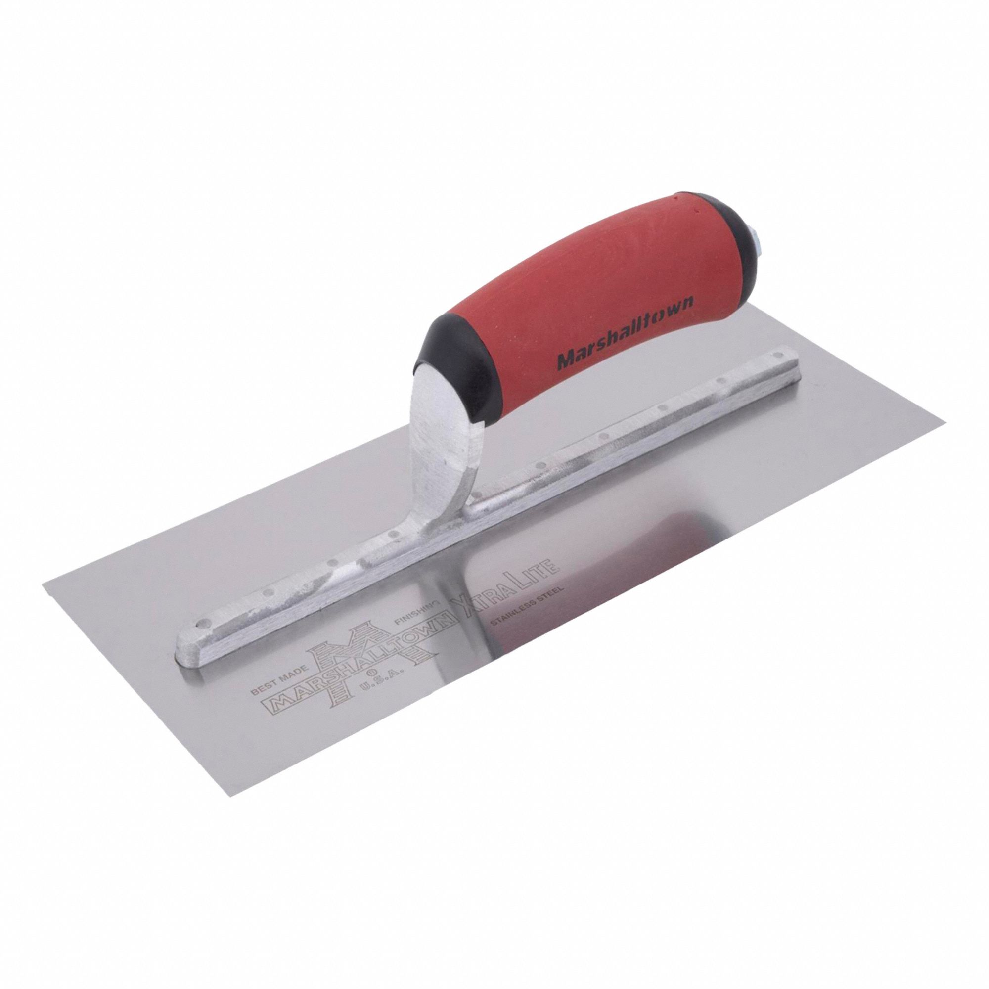 INSIDE CORNER TROWEL, CARBON STEEL, 5 IN TAPERED DURASOFT HANDLE, STAINLESS STEEL