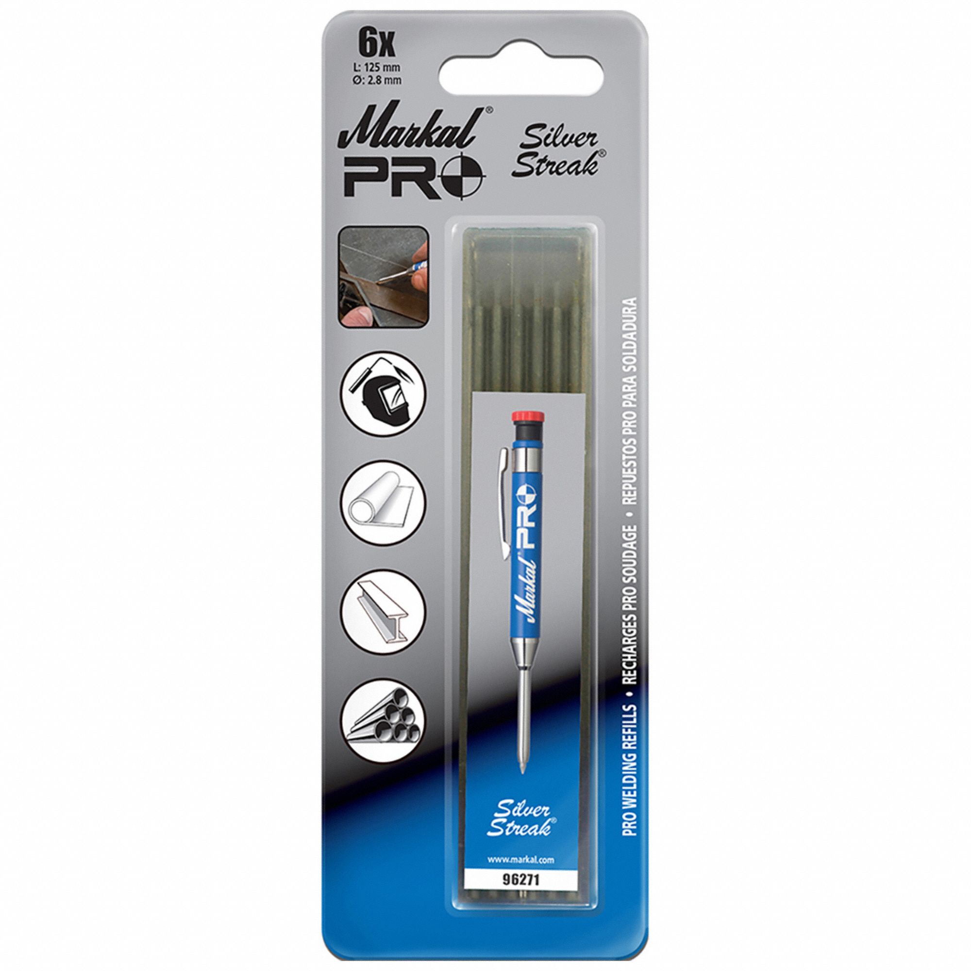 LEAD REFILL, FINE POINT, SILVER STREAK, PK 6