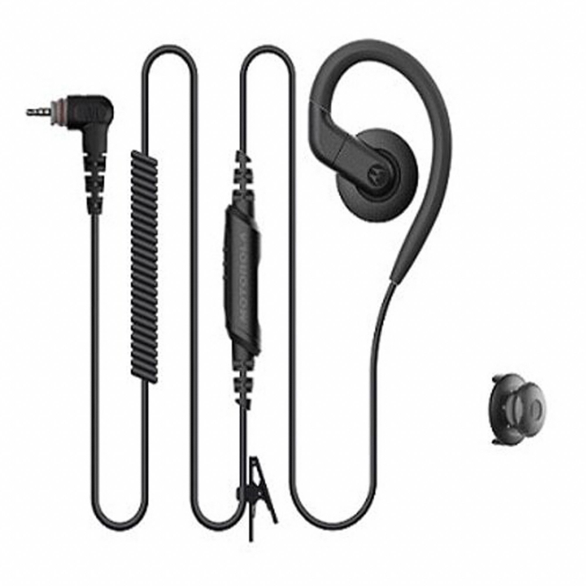 MOTOROLA EAR LOOP EARPIECE,50 IN CORD,PLASTIC Two Way Radio Earbuds